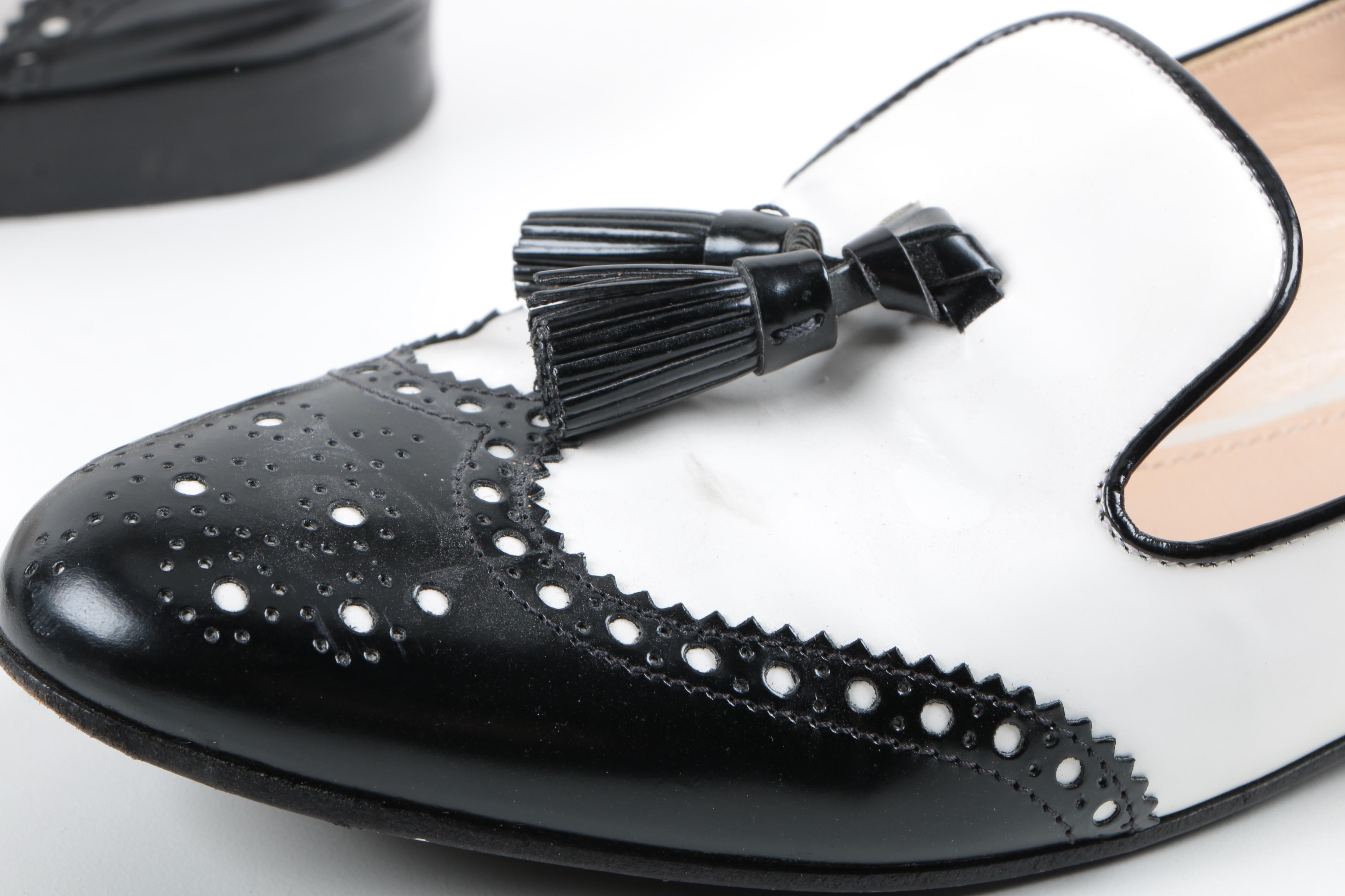 Women's Prada Wingtip Loafers