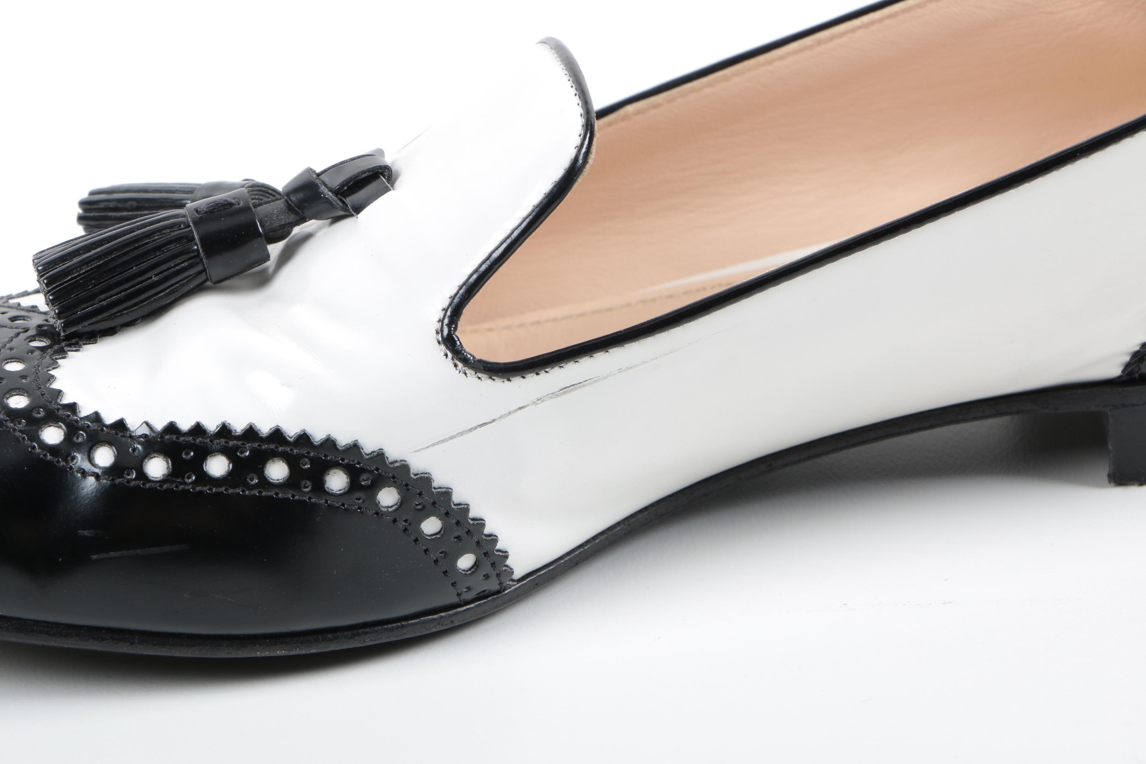 Women's Prada Wingtip Loafers