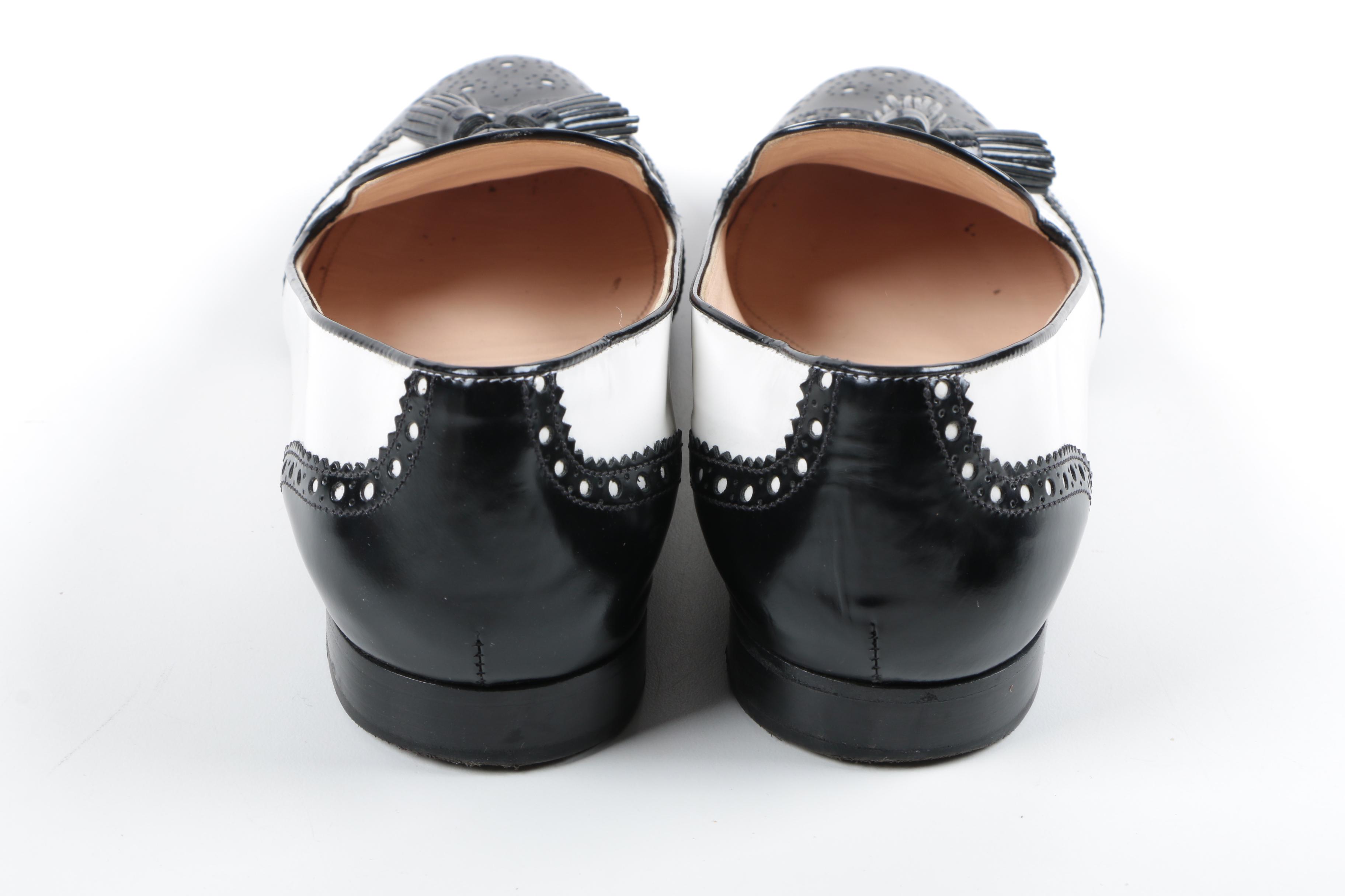 Women's Prada Wingtip Loafers