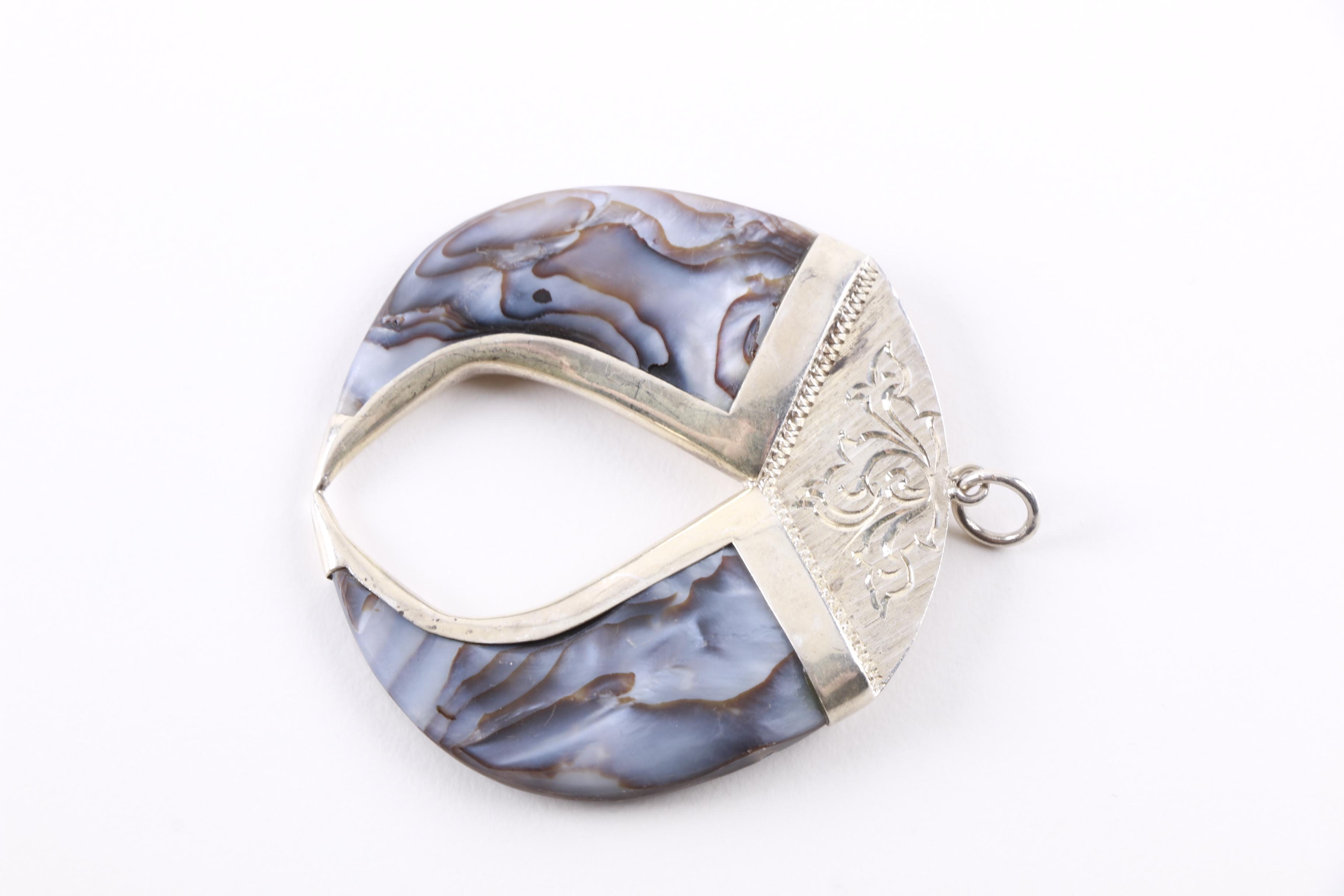 Selection of Sterling Silver Rings Including Pendant