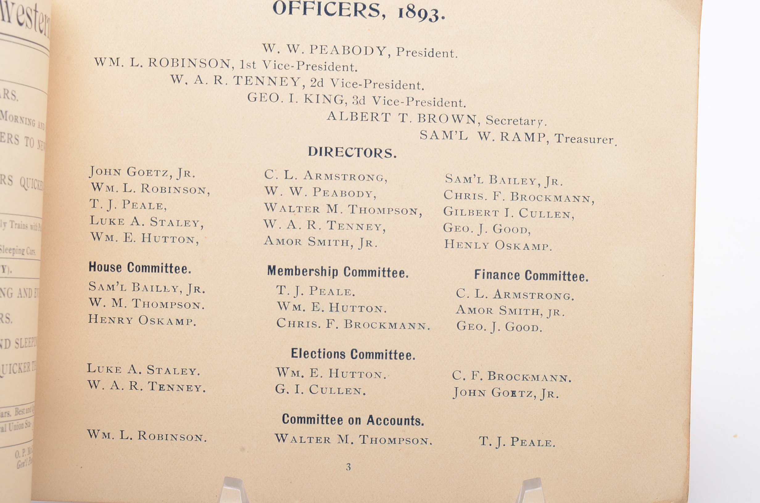 Antique Lincoln Club of Cincinnati Program