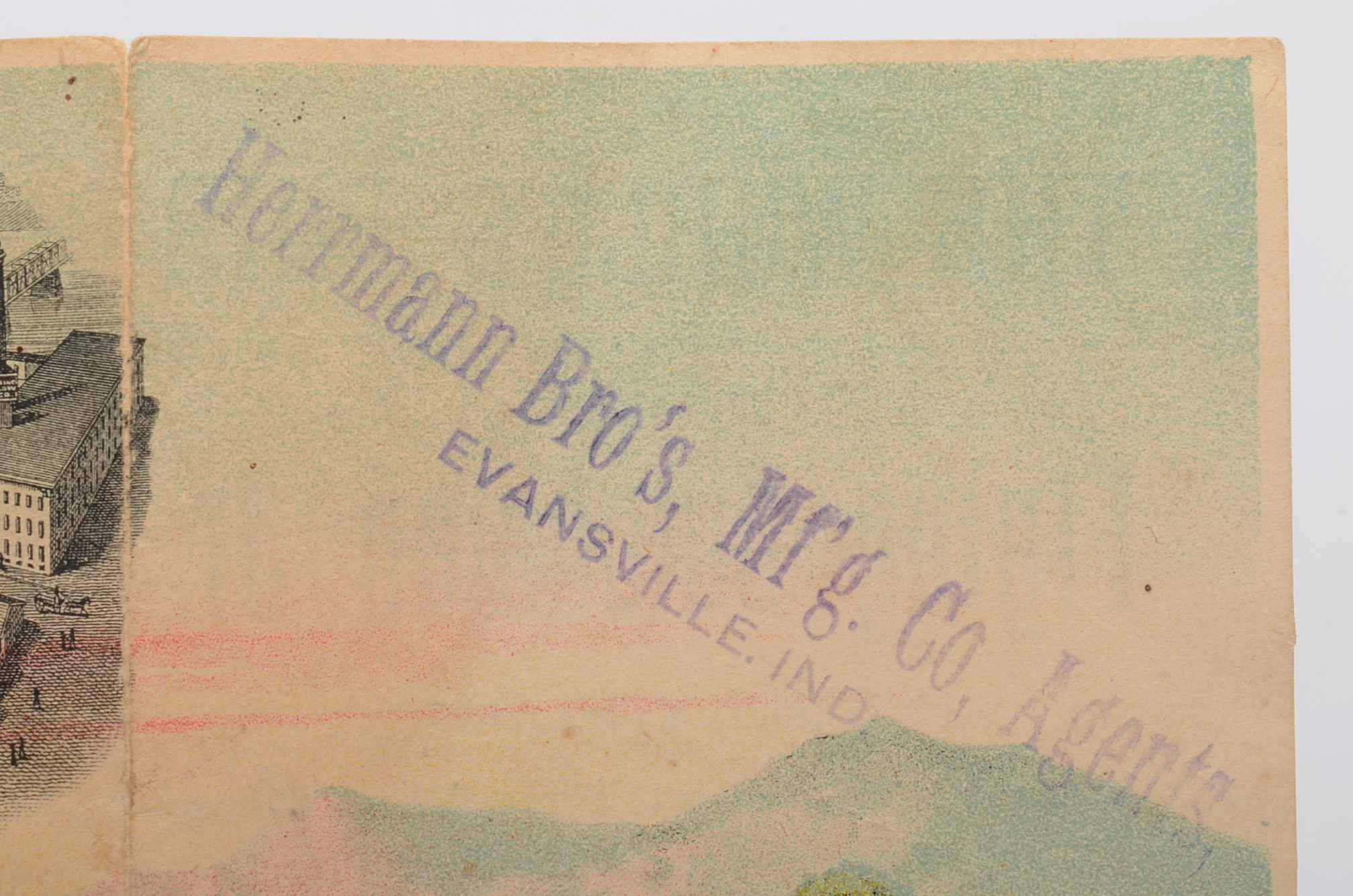 Antique Tri-fold advertising for the Molina Plow Company