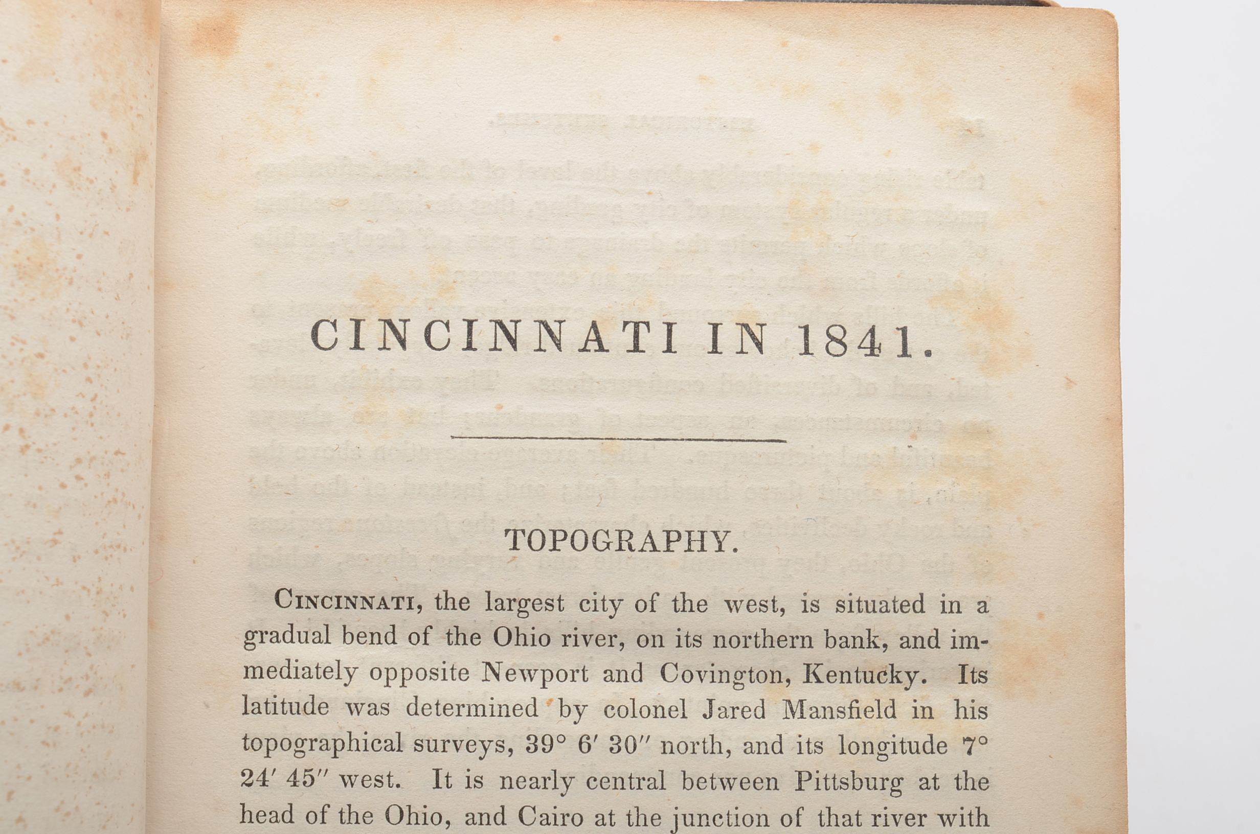 Antique Annals of Cincinnati Publication