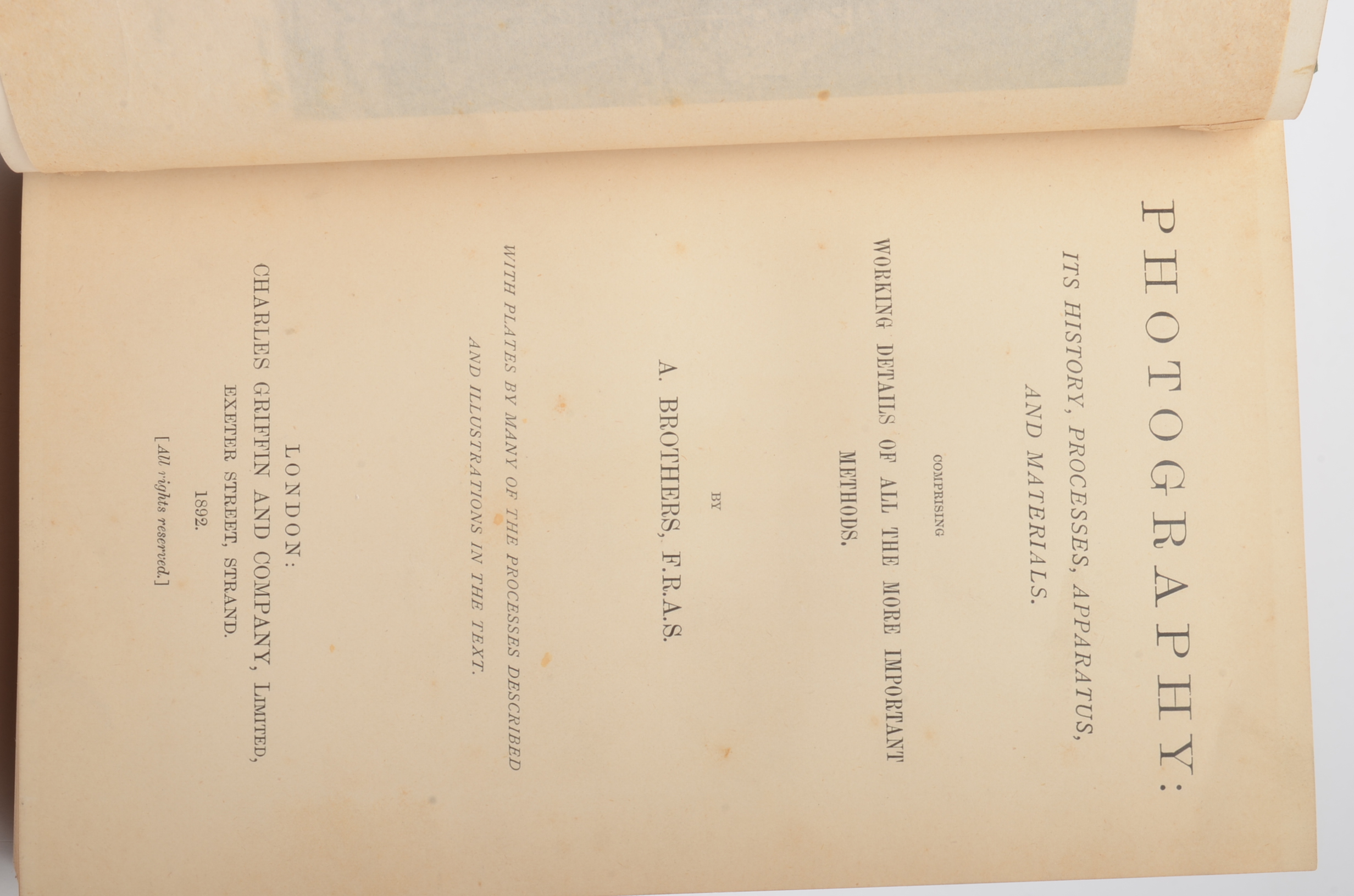 Antique Manual of Photography