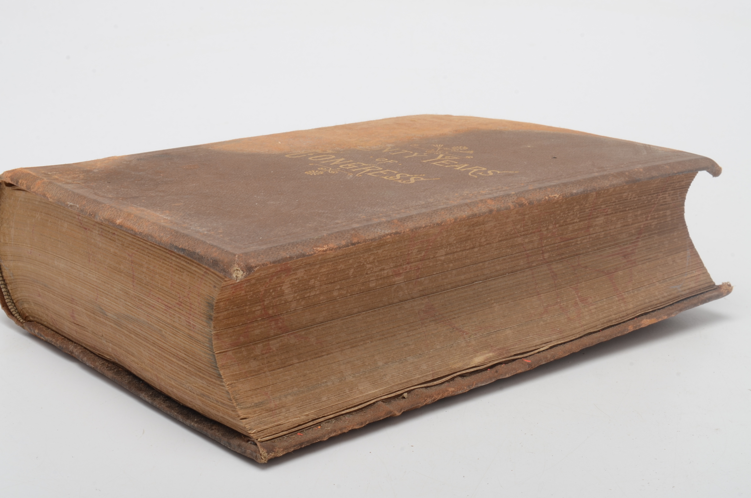 Antique Book Chronicling the US Congress Between 1861 and 1881