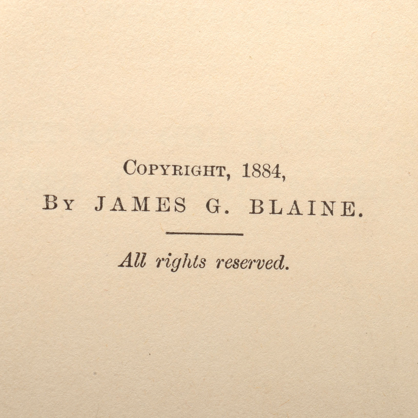 Antique Book Chronicling the US Congress Between 1861 and 1881