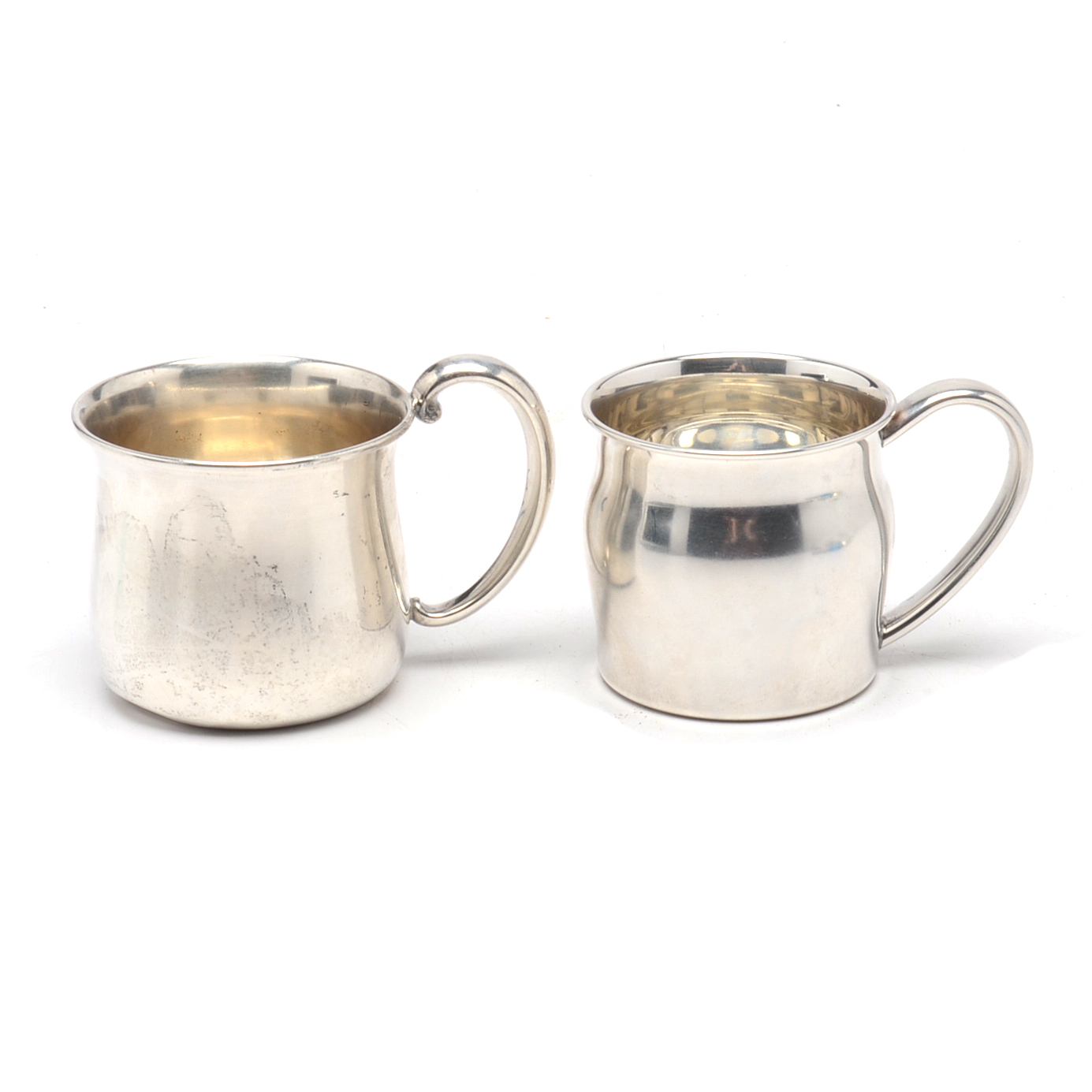 Lunt and Webster Co. Sterling Silver Baby Cups