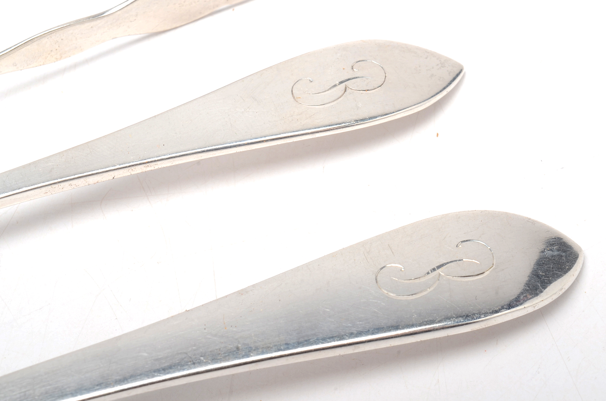 Weidlich and Dominick & Haff Sterling Silver Olive Forks and Tongs