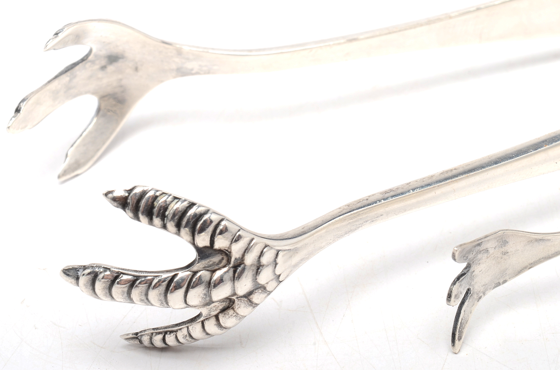 Weidlich and Dominick & Haff Sterling Silver Olive Forks and Tongs