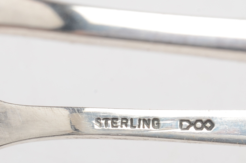 Weidlich and Dominick & Haff Sterling Silver Olive Forks and Tongs