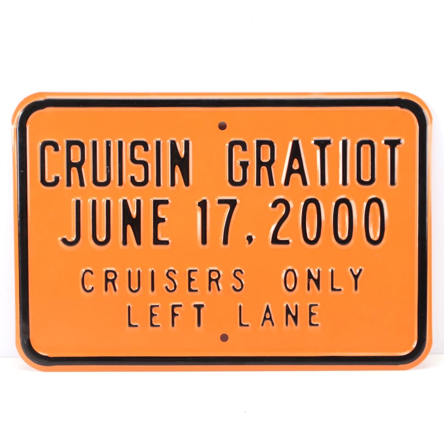 Cruisin Gratiot Sign