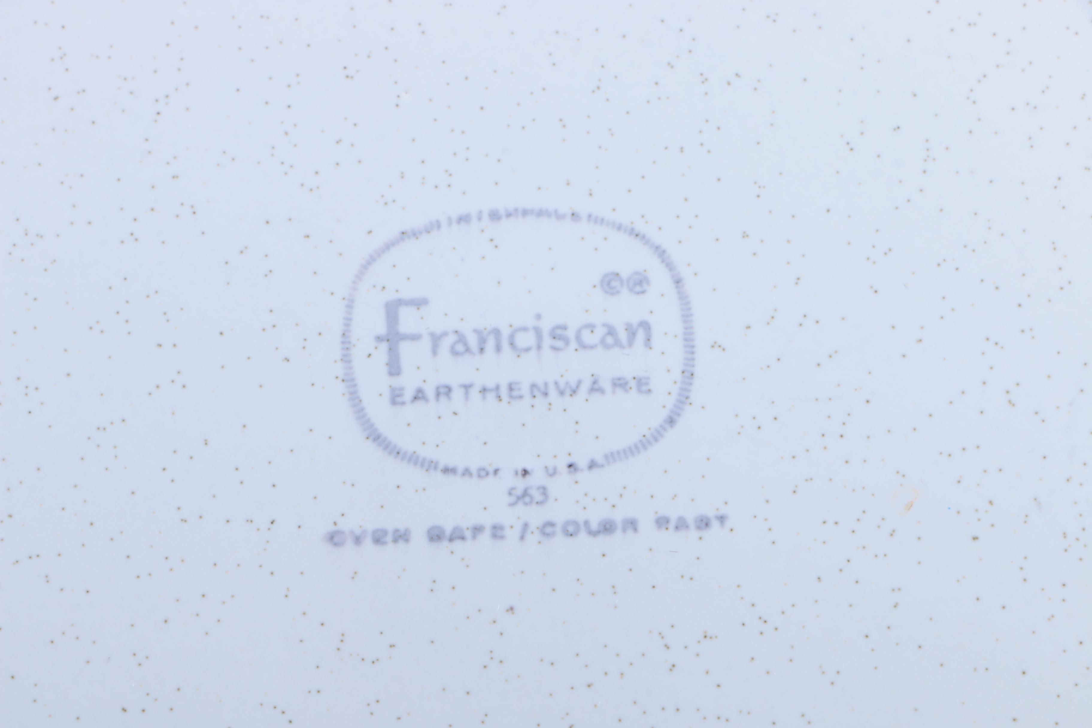 Mid Century Modern Franciscan "Starburst" Earthenware Tableware