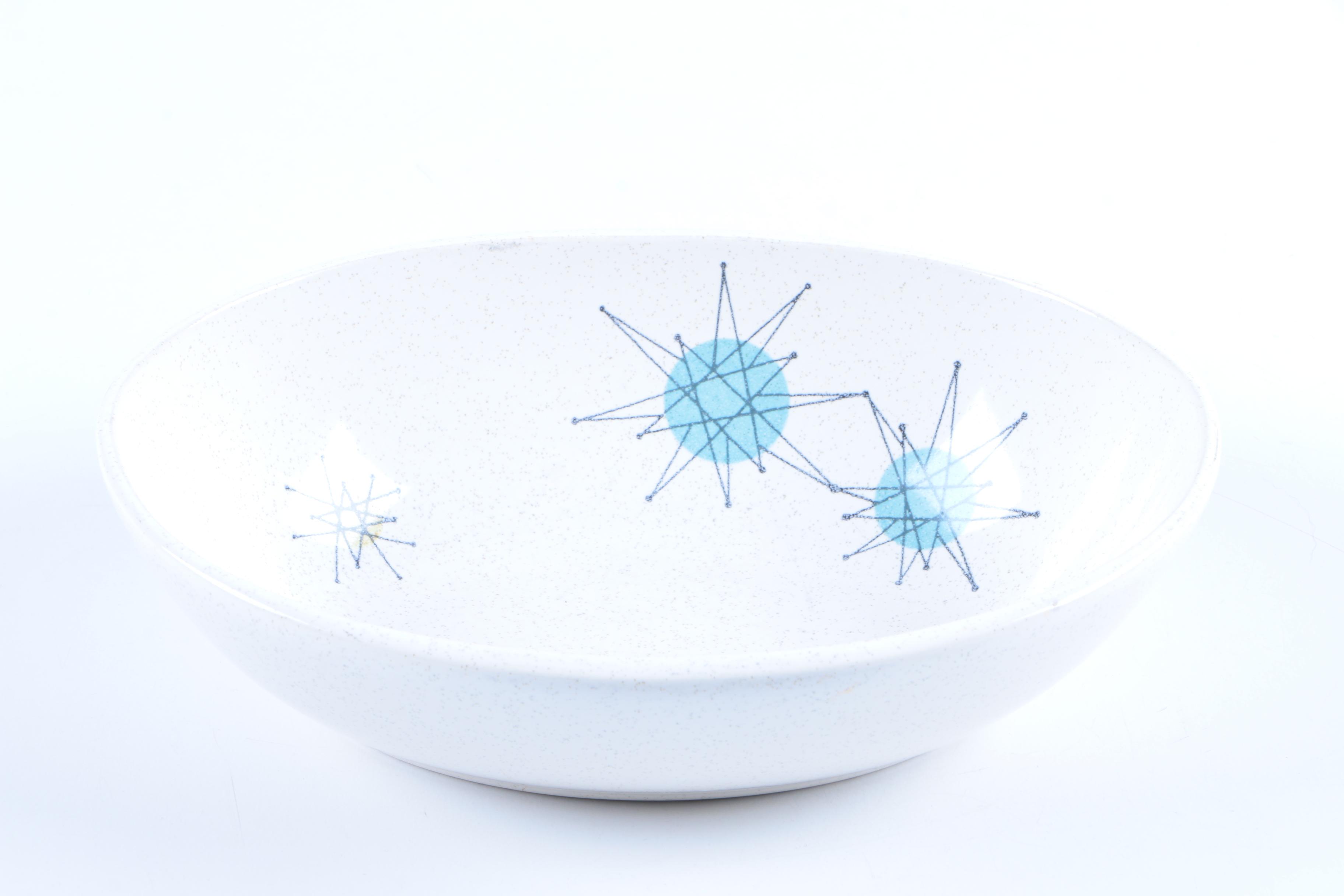 Mid Century Modern Franciscan "Starburst" Earthenware Tableware