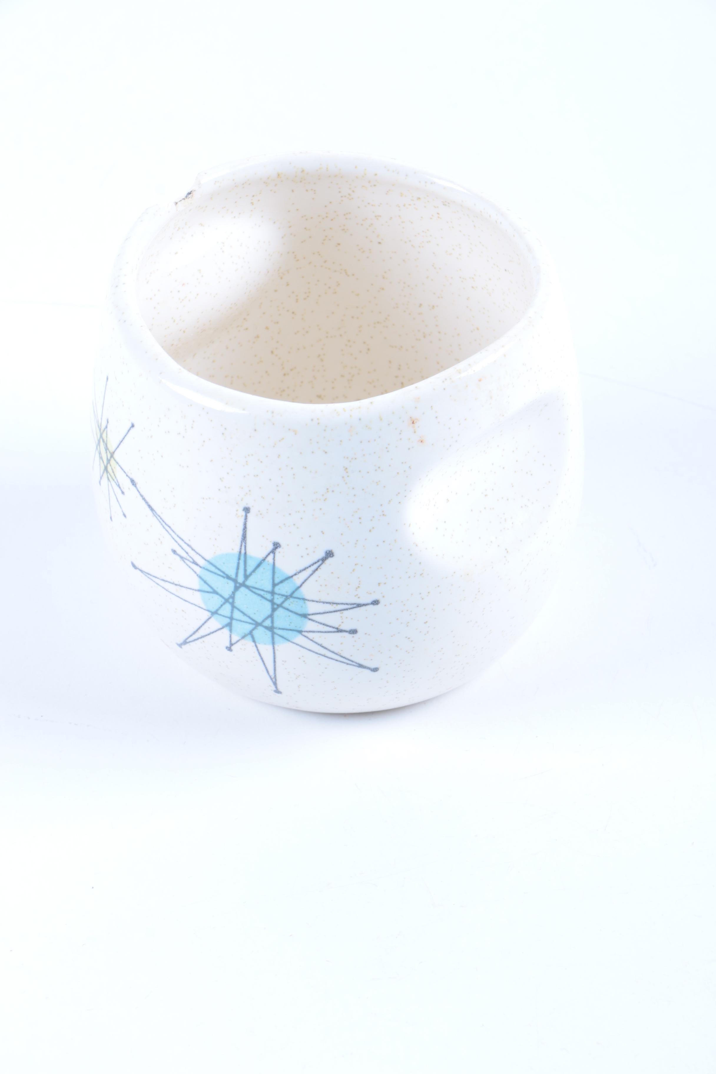 Mid Century Modern Franciscan "Starburst" Earthenware Tableware