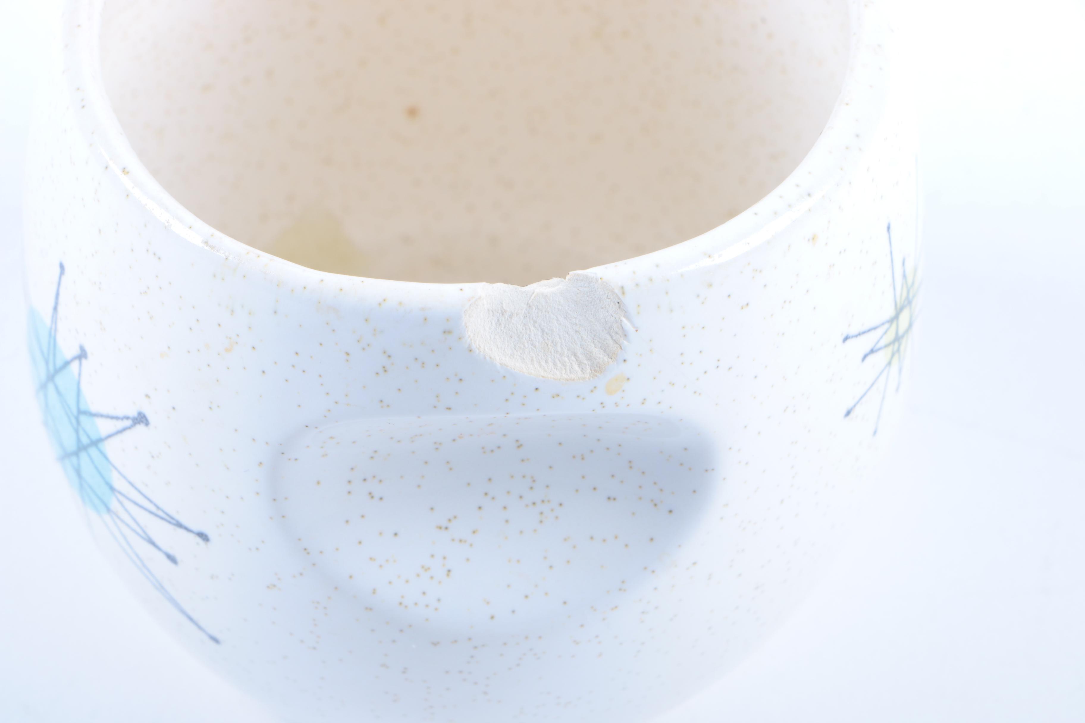 Mid Century Modern Franciscan "Starburst" Earthenware Tableware