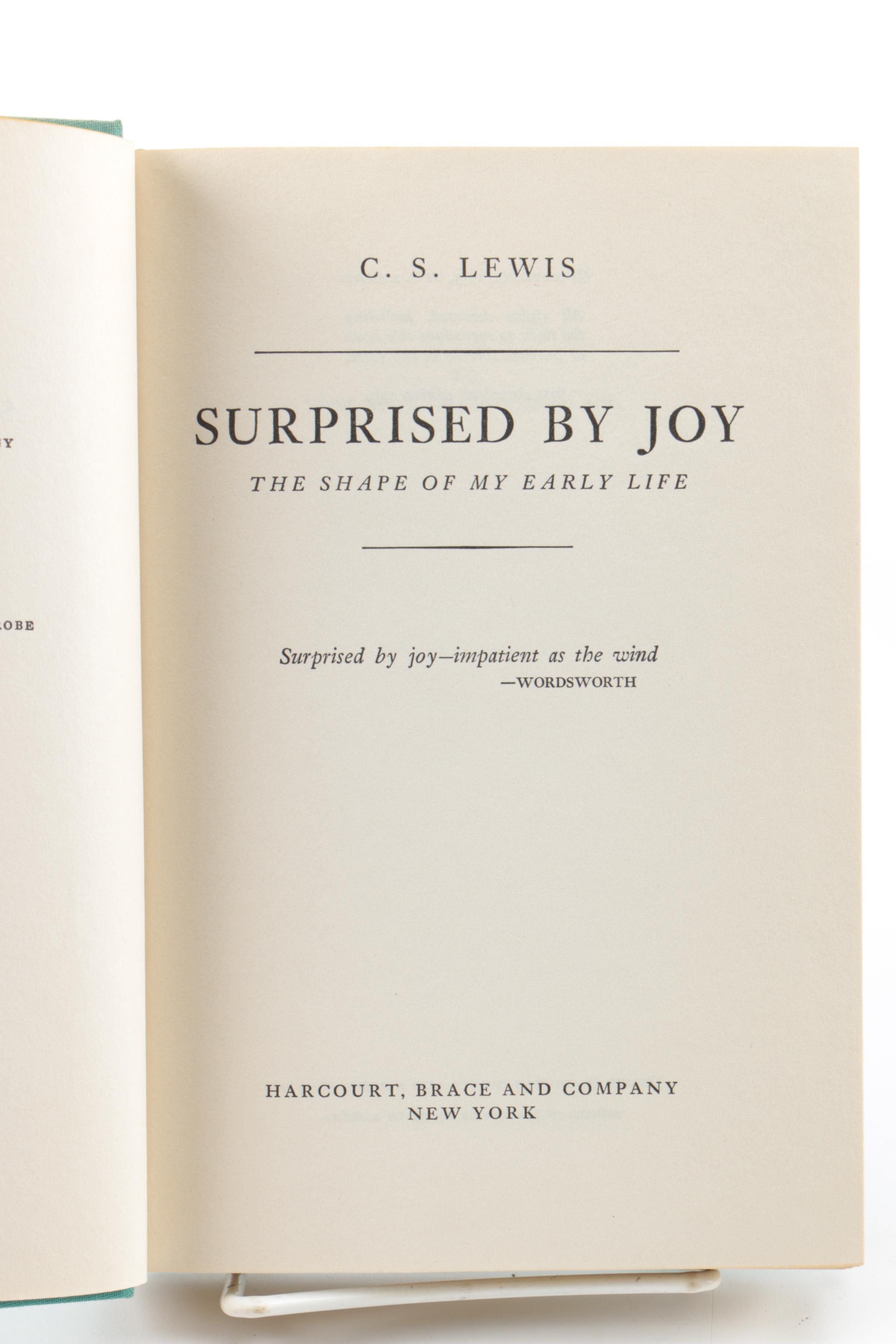 First Edition Novels featuring C.S. Lewis