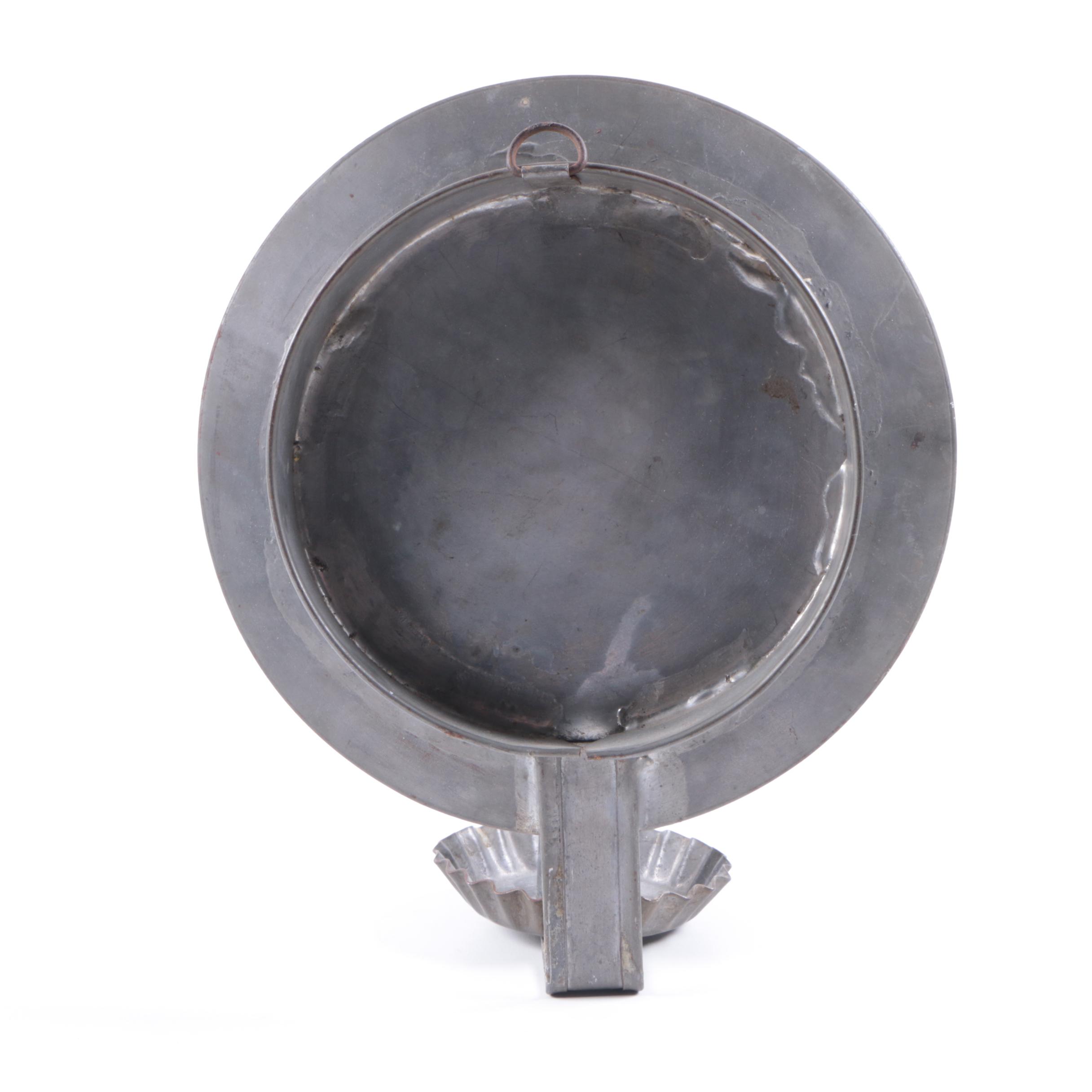 Decorative Rounded Mirror Wall Sconce