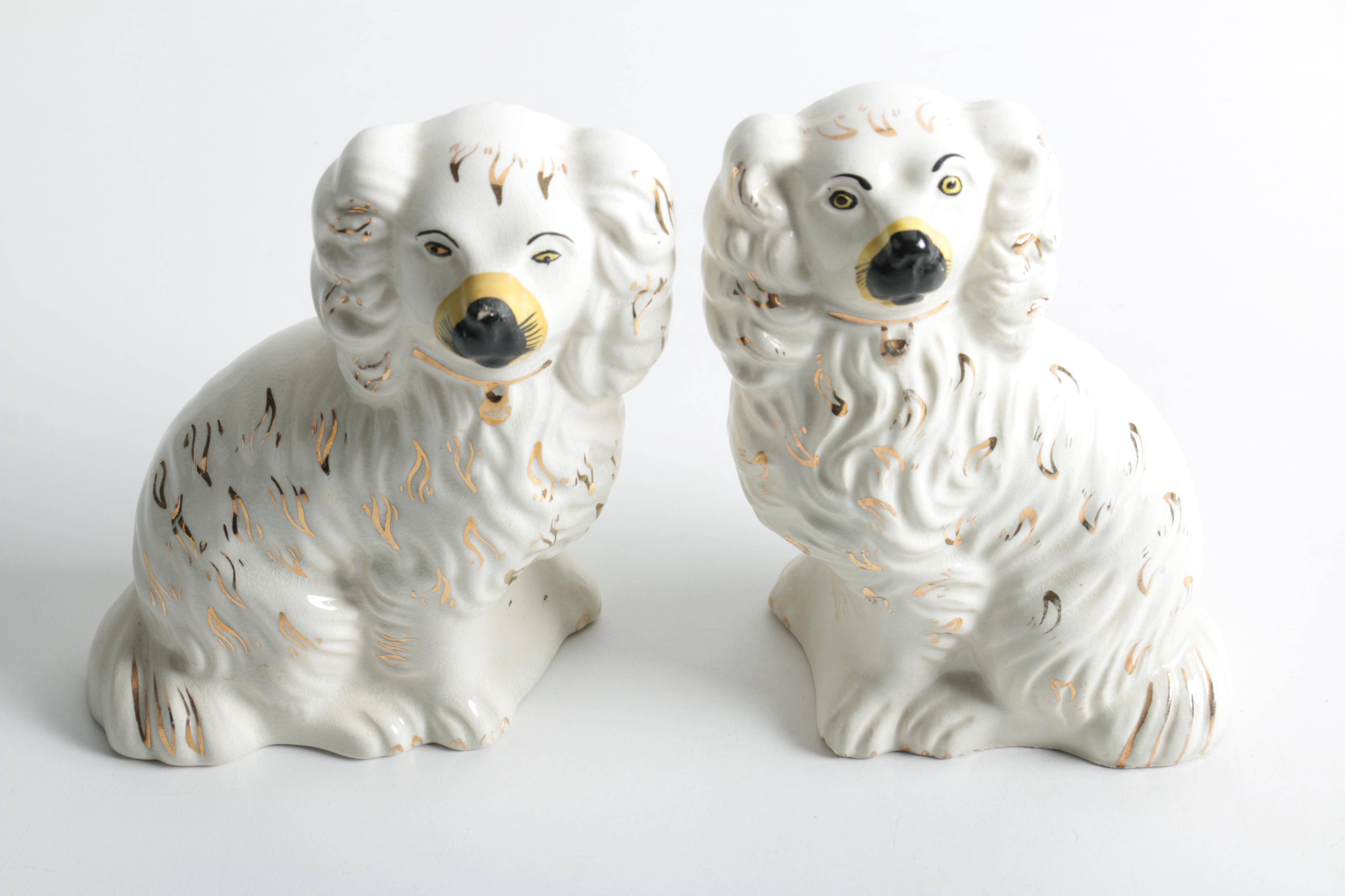 Staffordshire Ceramic Dog Figurines