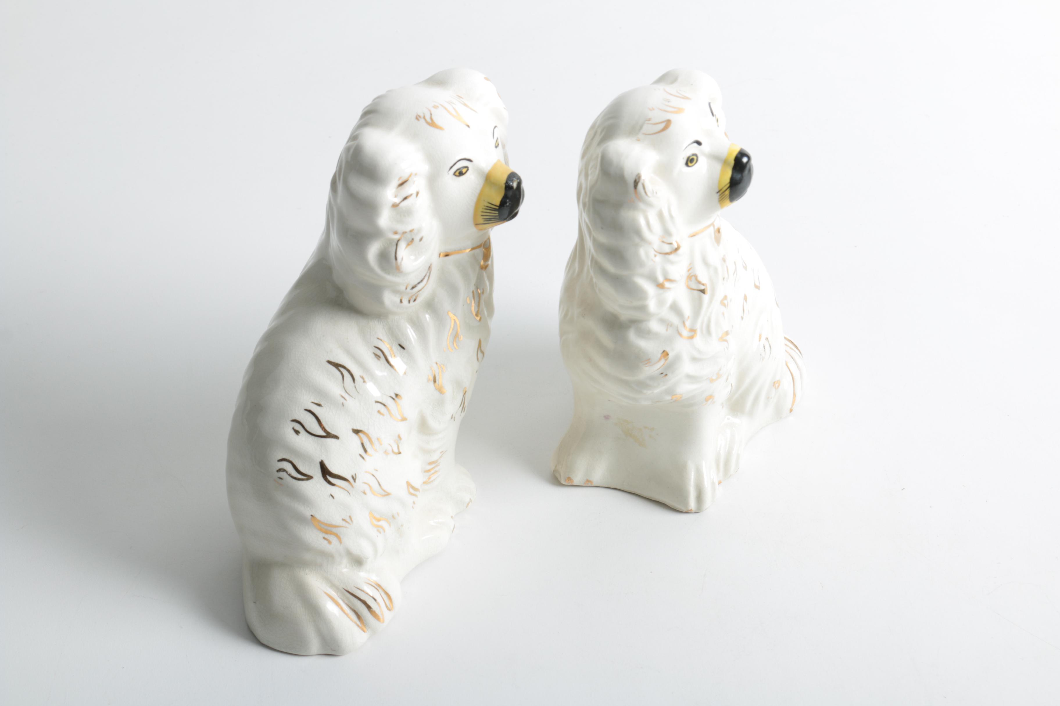Staffordshire Ceramic Dog Figurines