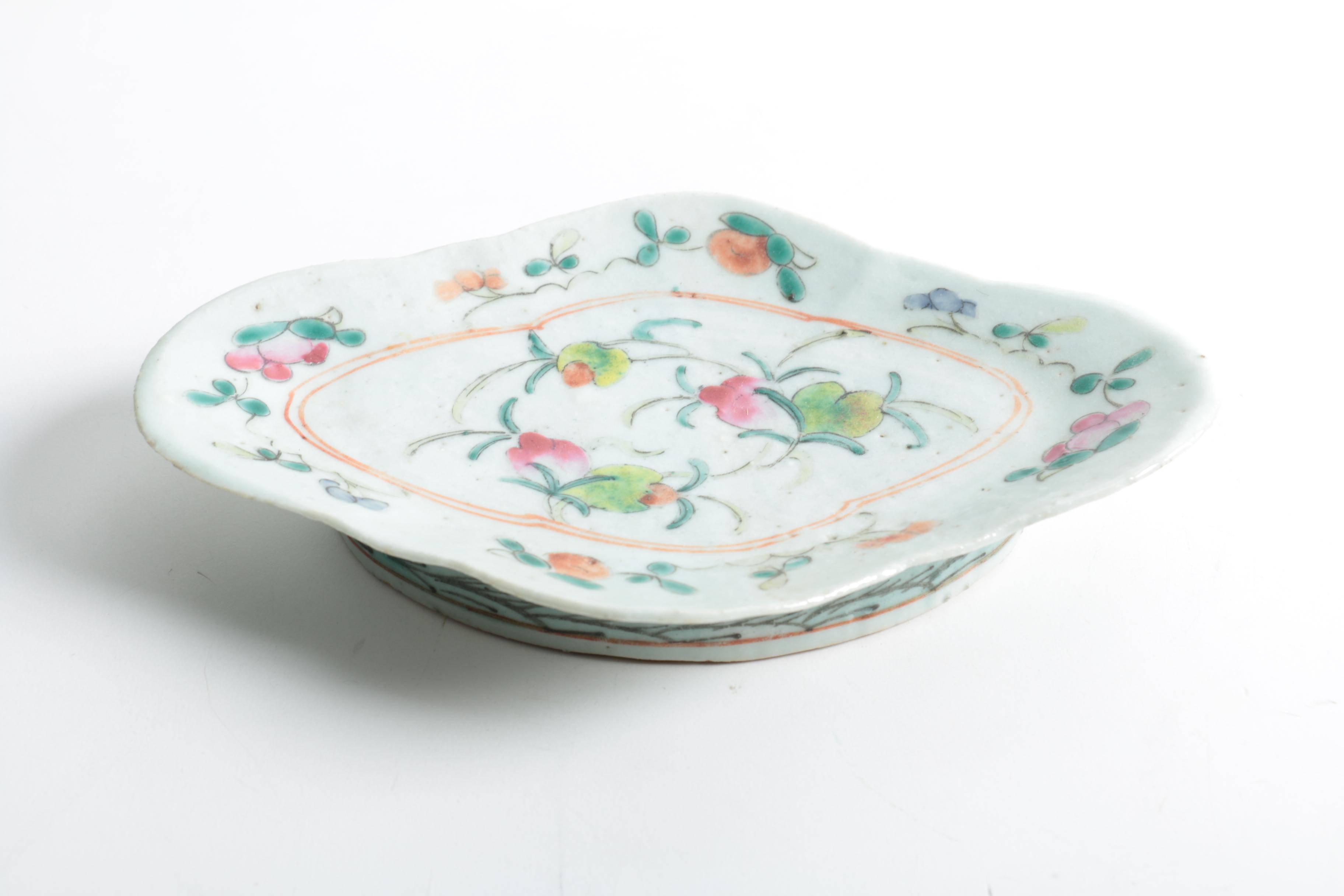 Circa 1900 Chinese Hand Painted Porcelain Dish
