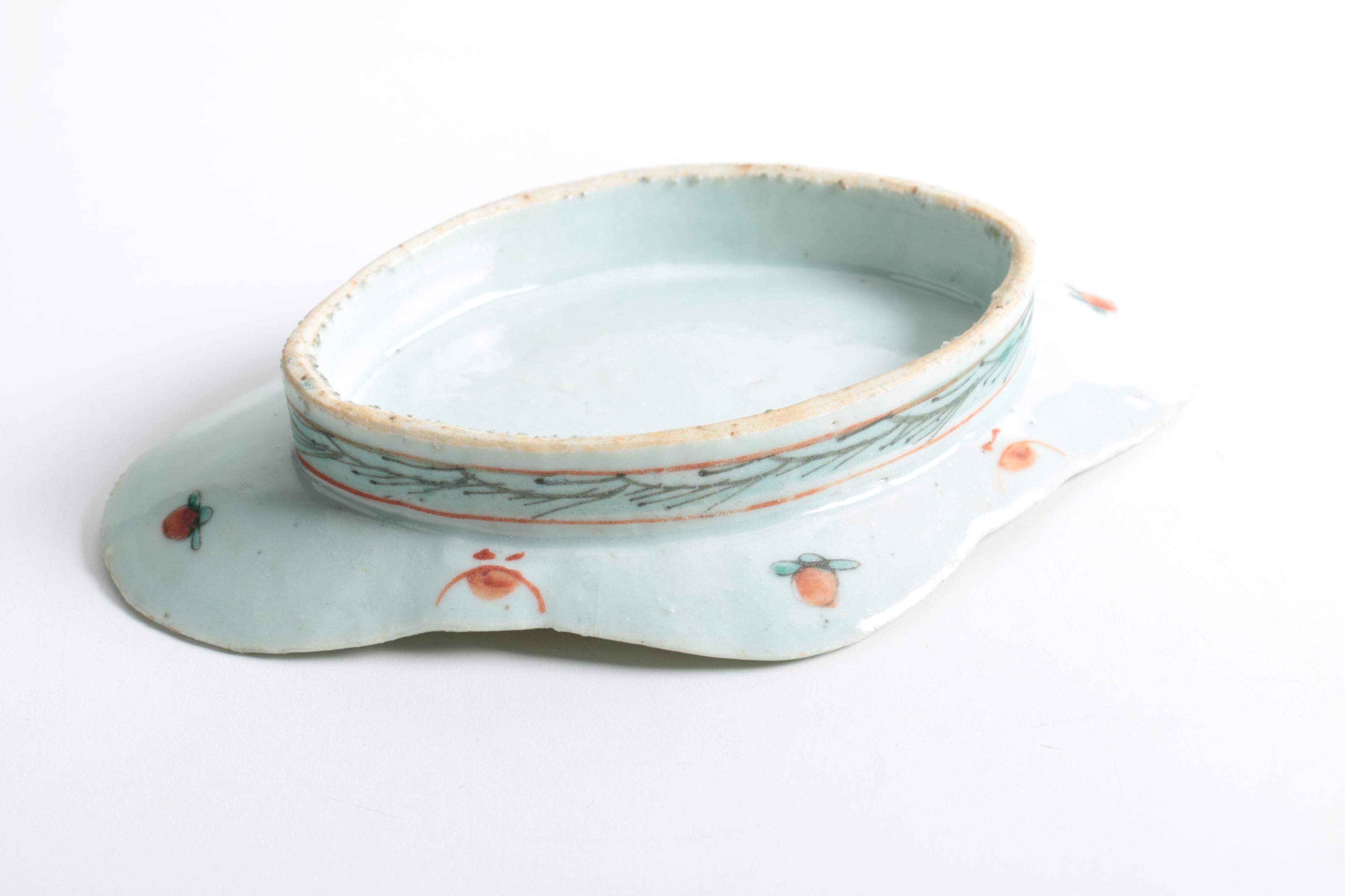 Circa 1900 Chinese Hand Painted Porcelain Dish