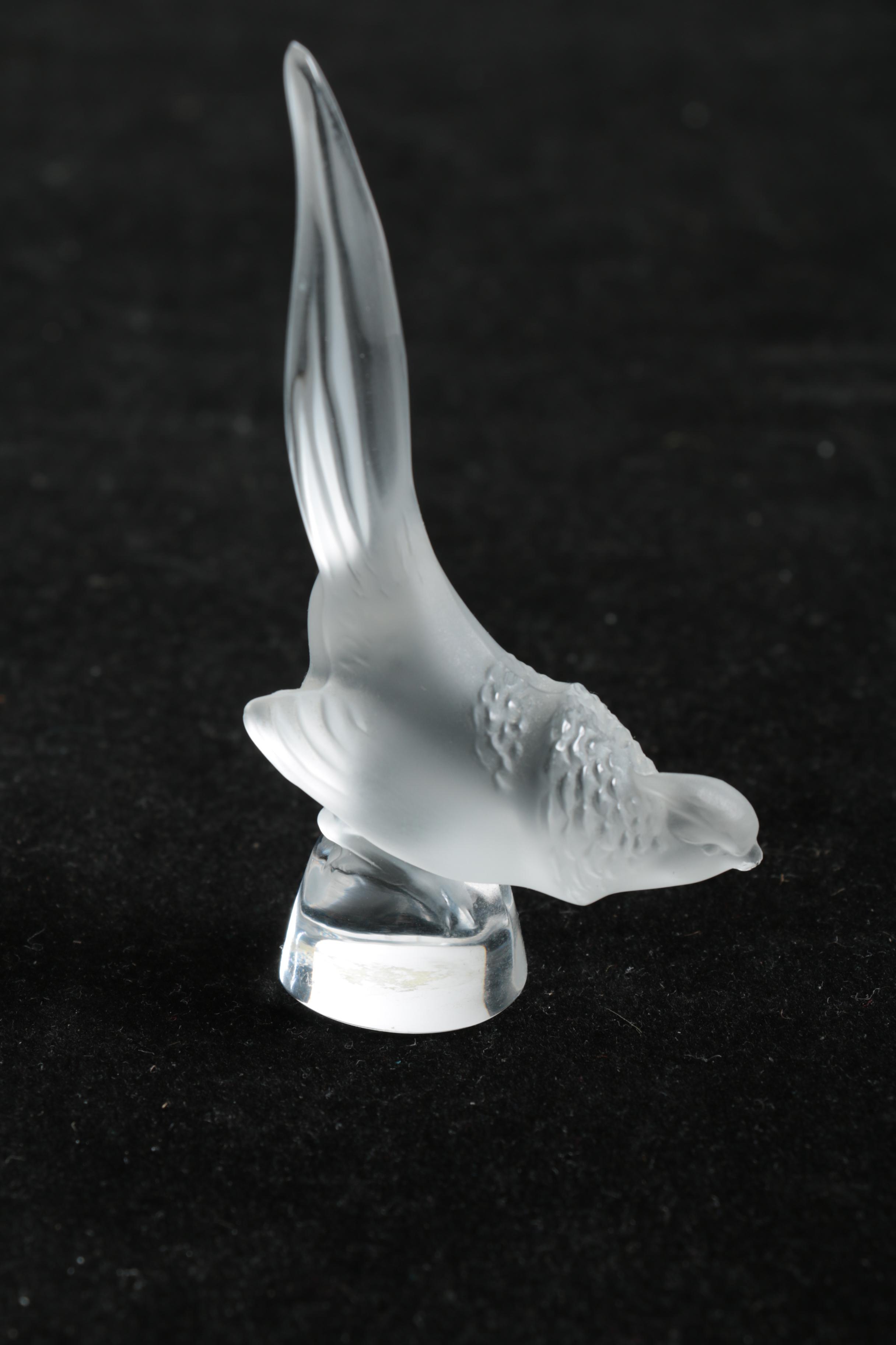 Lalique Crystal Pheasant