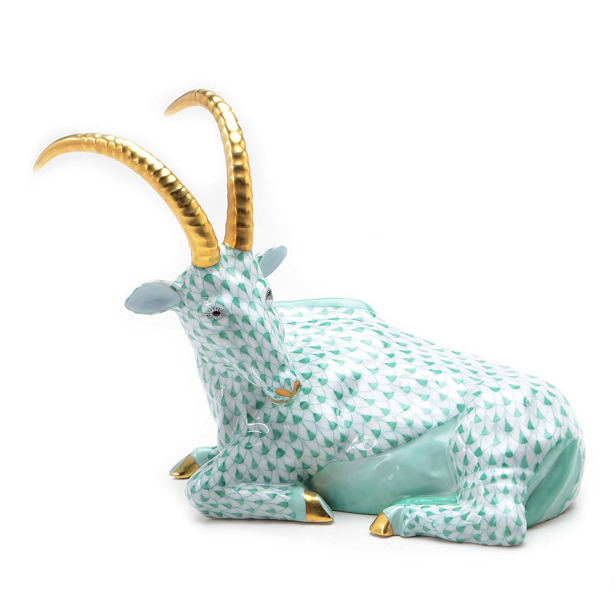 Herend First Edition Porcelain Antelope Figurine