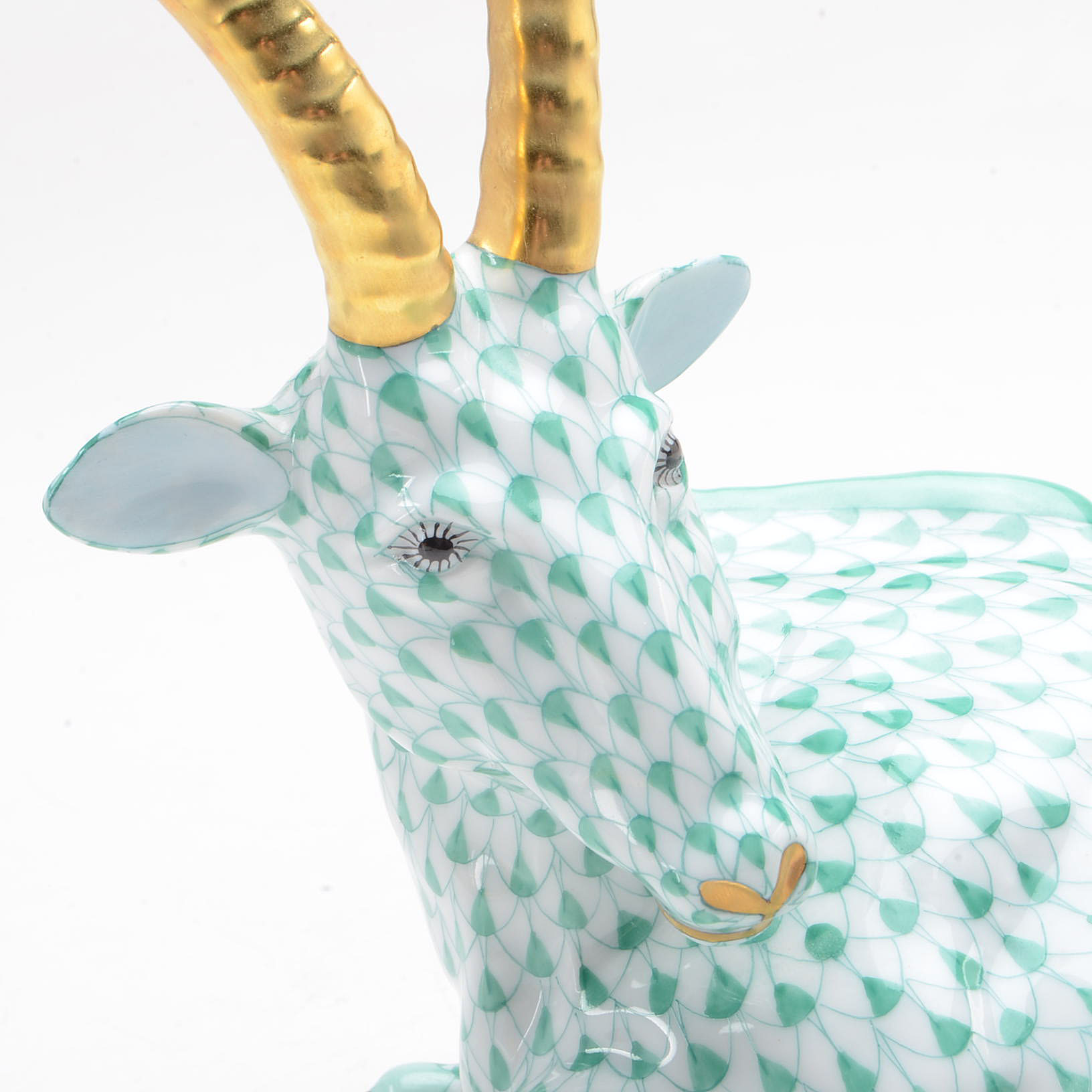 Herend First Edition Porcelain Antelope Figurine