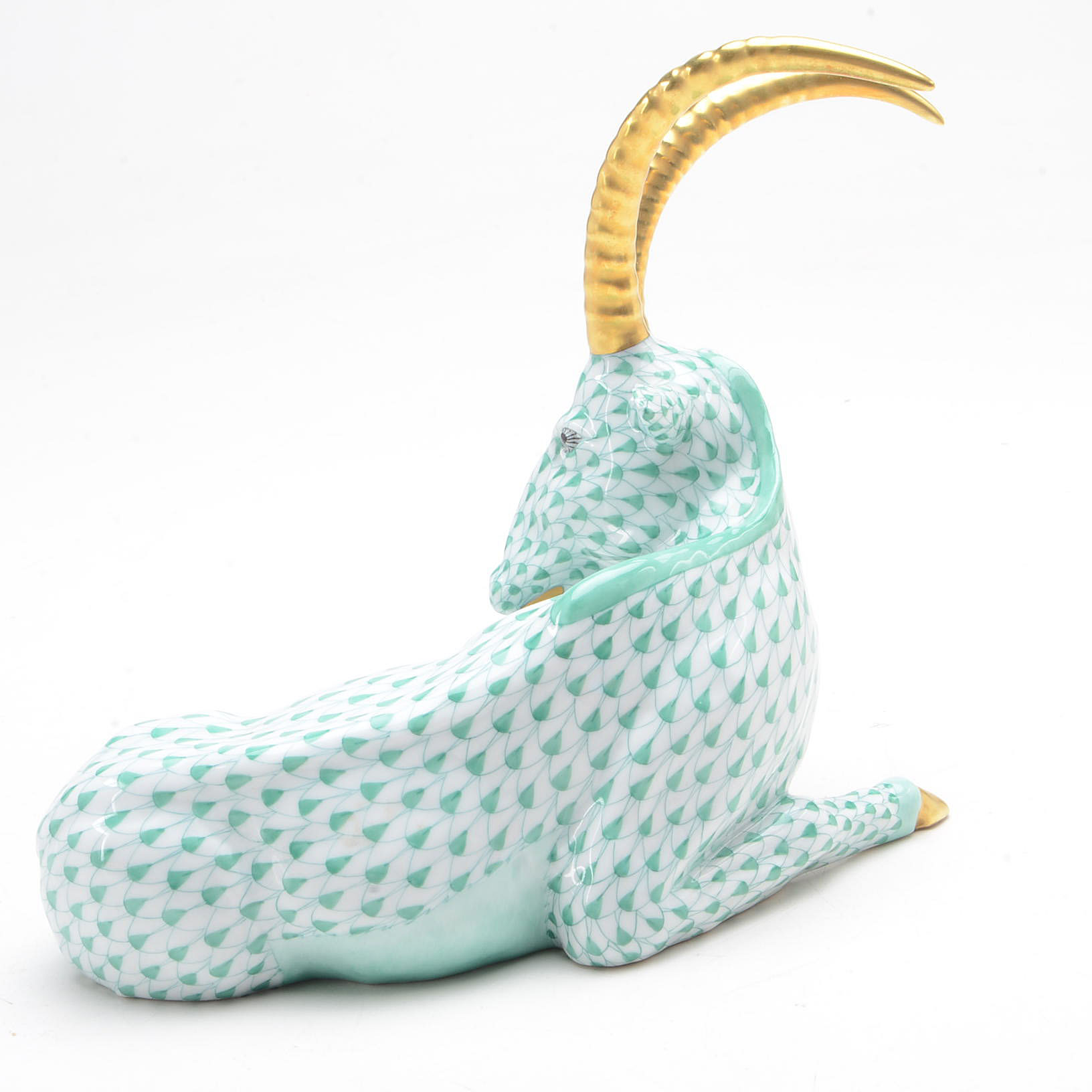 Herend First Edition Porcelain Antelope Figurine