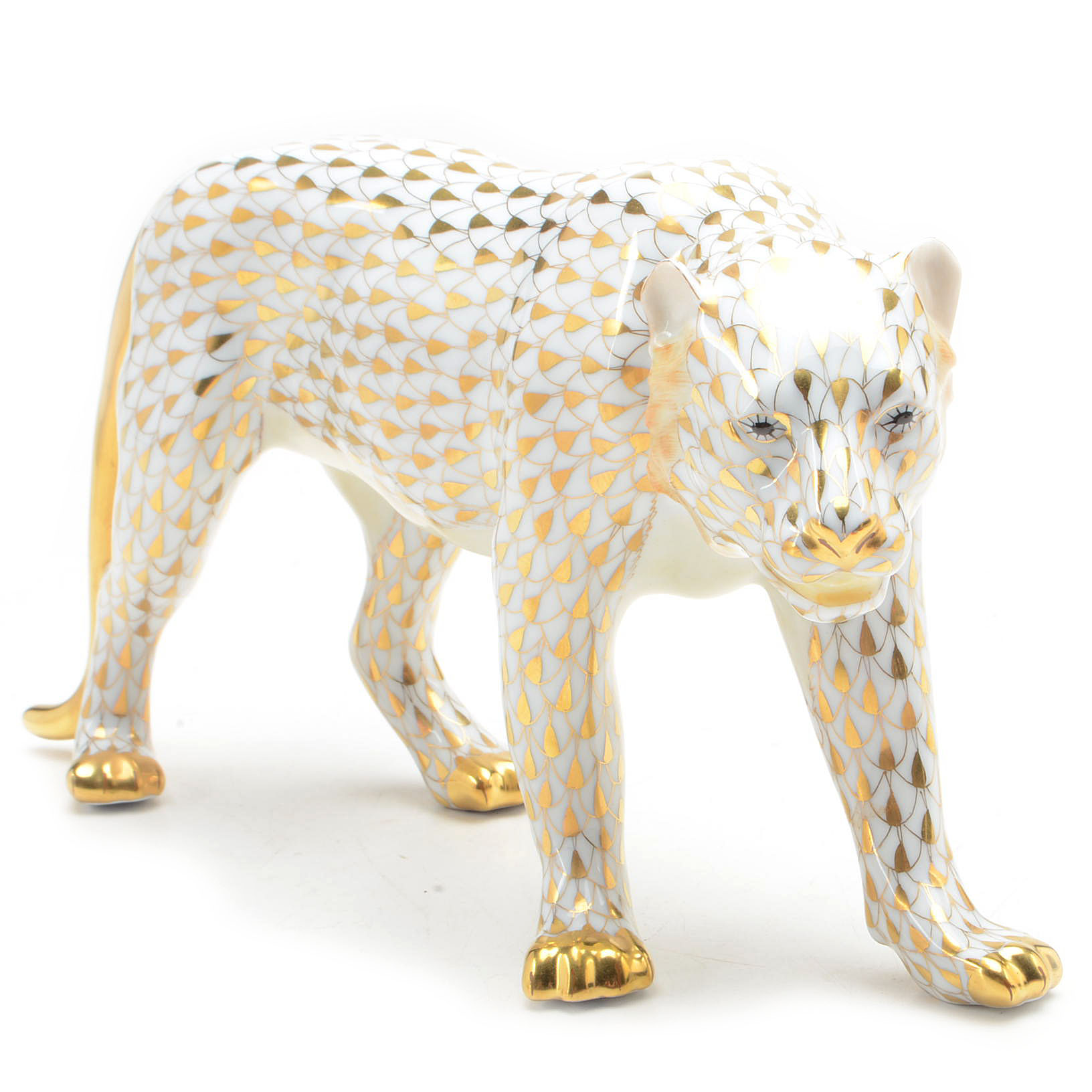 Herend Porcelain Tiger Figurine