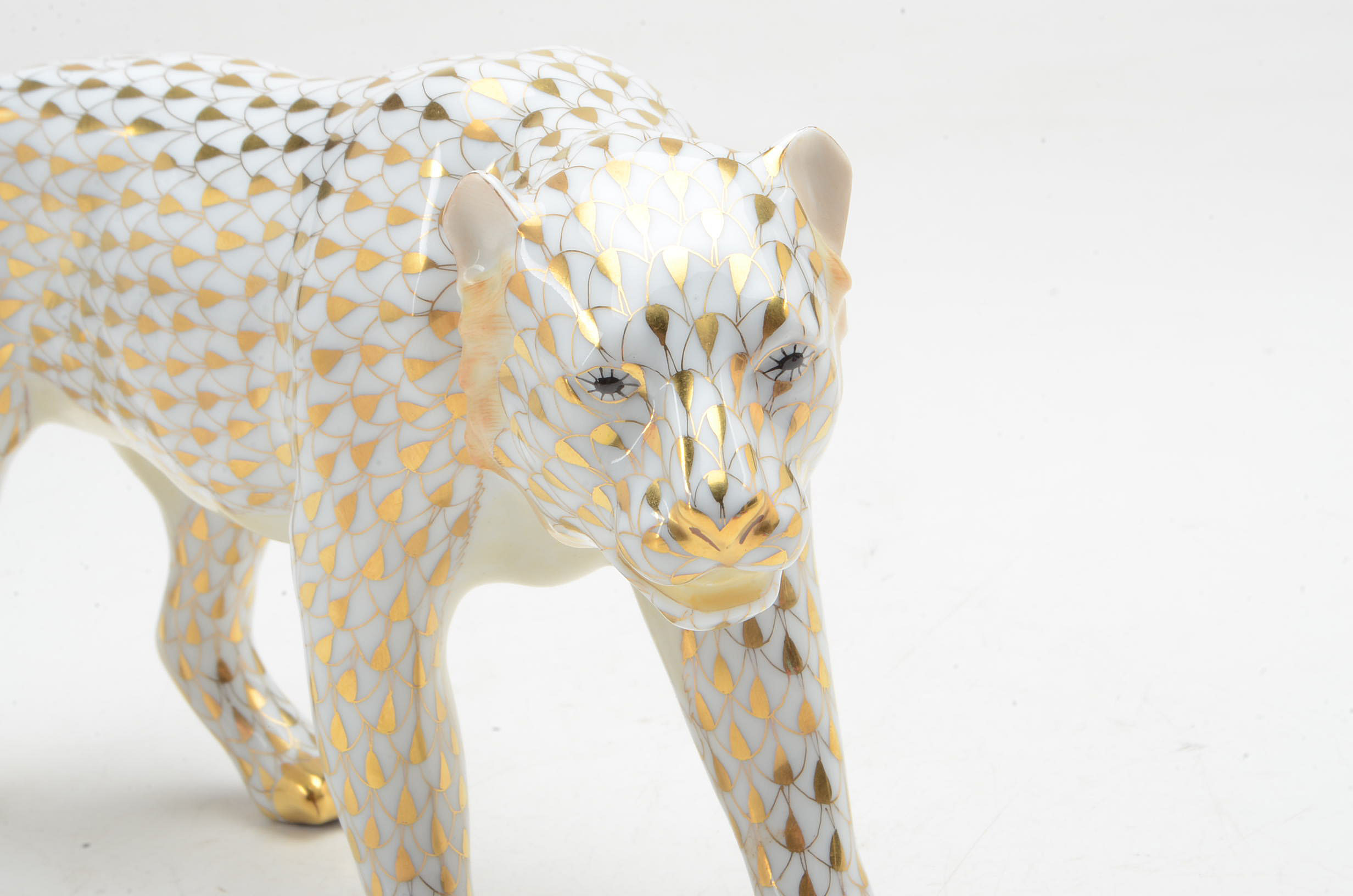 Herend Porcelain Tiger Figurine