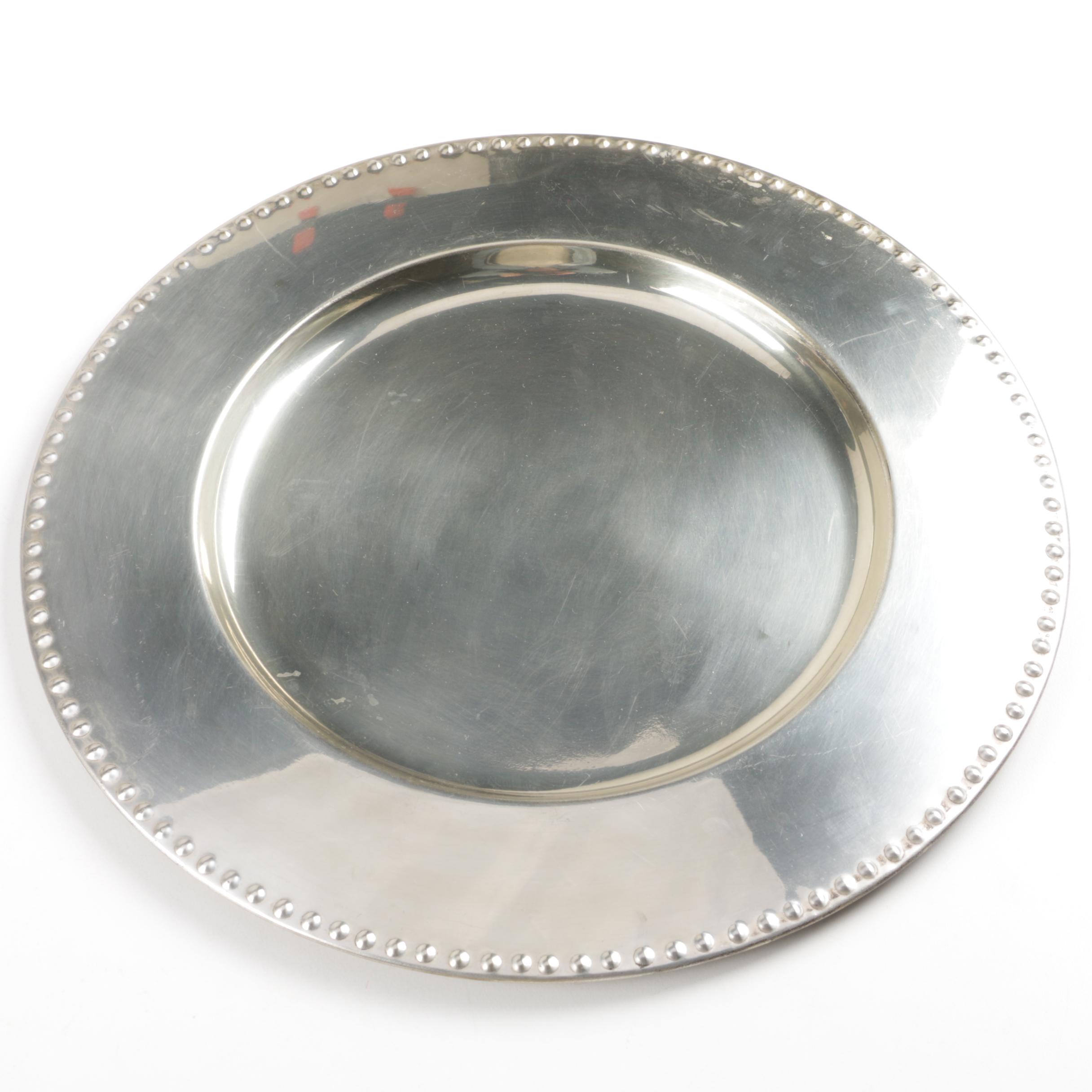 Gorham "Rondo" Silver Plate Vegetable Bowl with Assorted Serveware