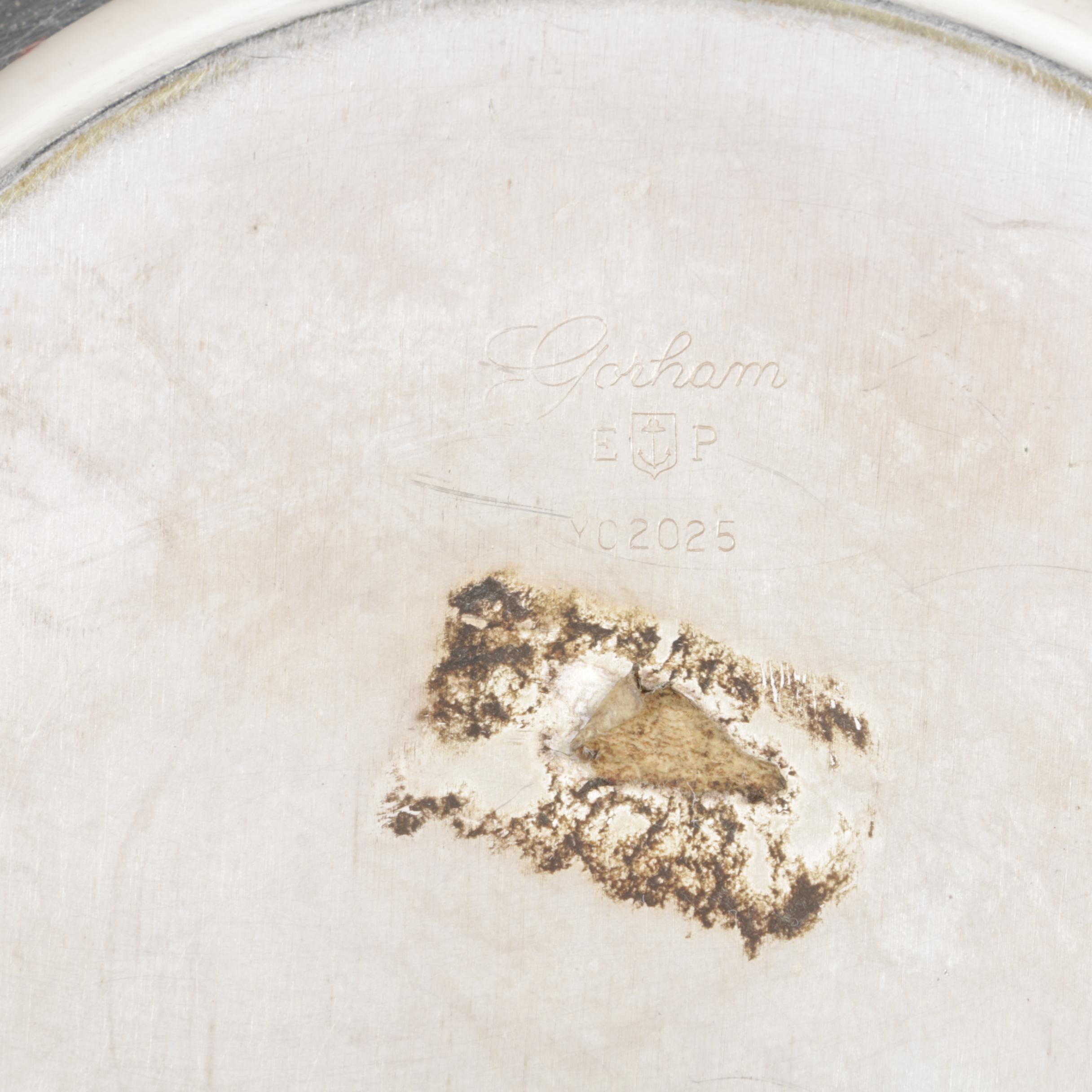 Gorham "Rondo" Silver Plate Vegetable Bowl with Assorted Serveware