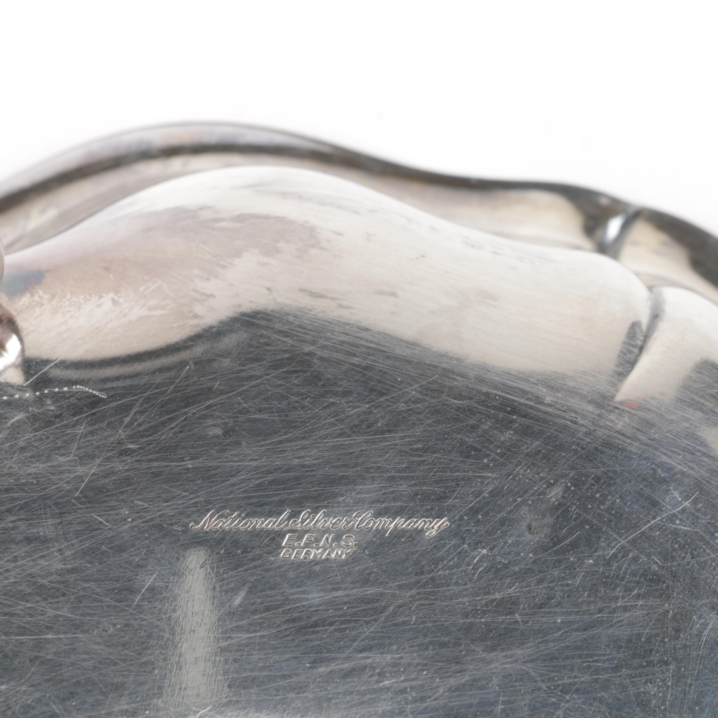 Gorham "Rondo" Silver Plate Vegetable Bowl with Assorted Serveware