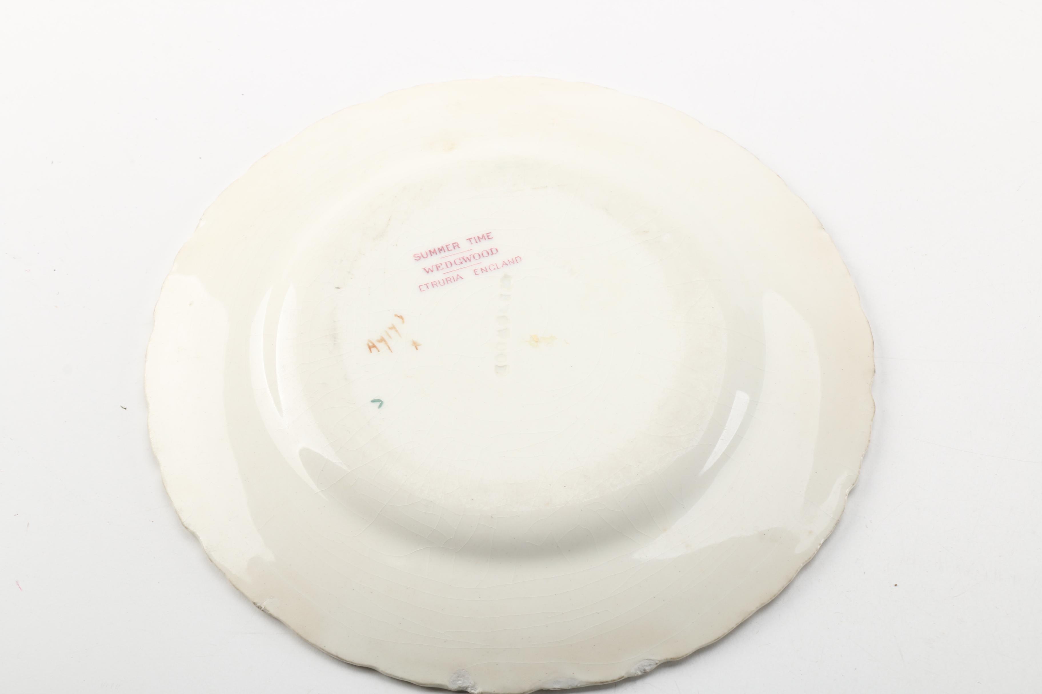 Wedgwood "Summer Time" Plates