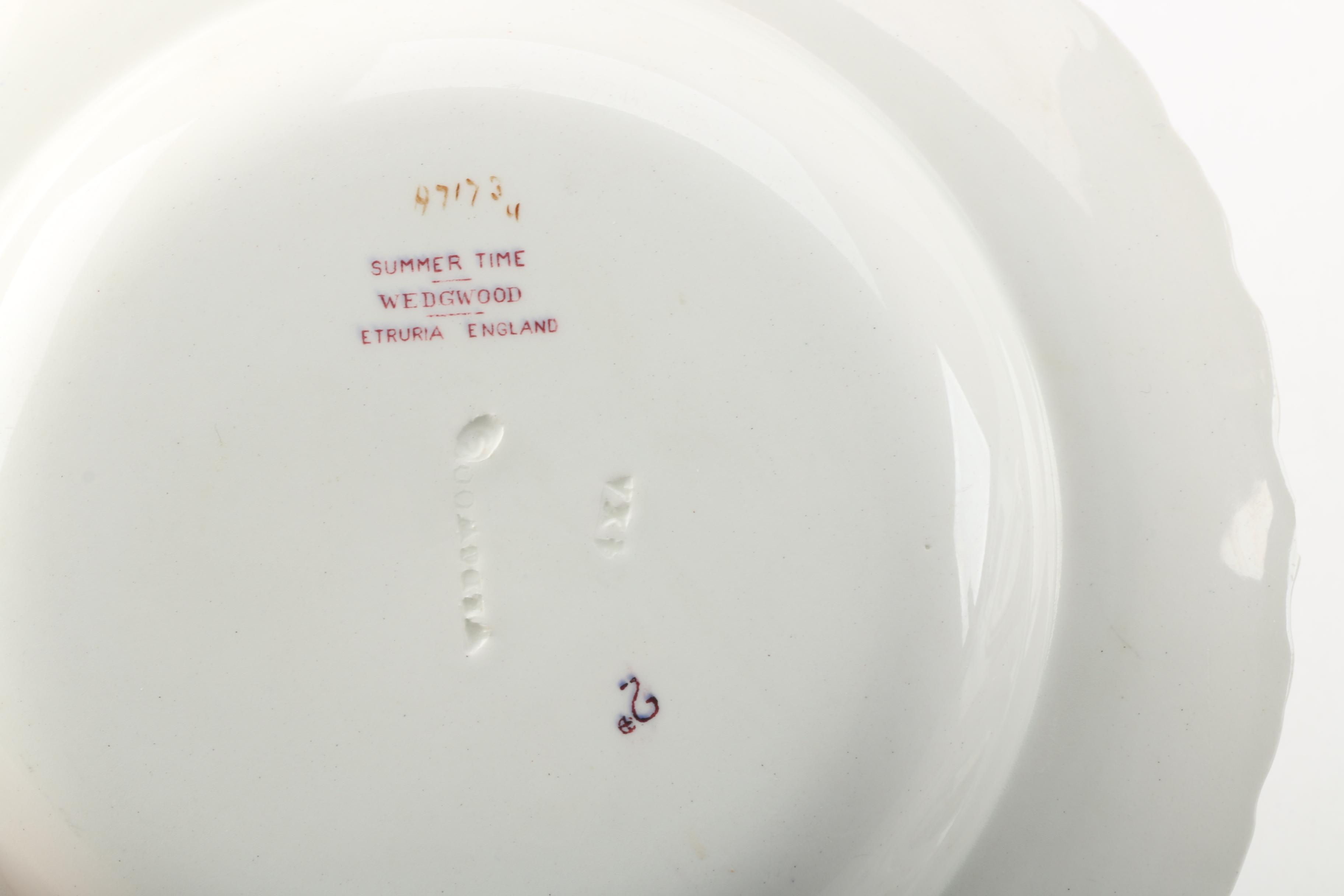 Wedgwood "Summer Time" Plates