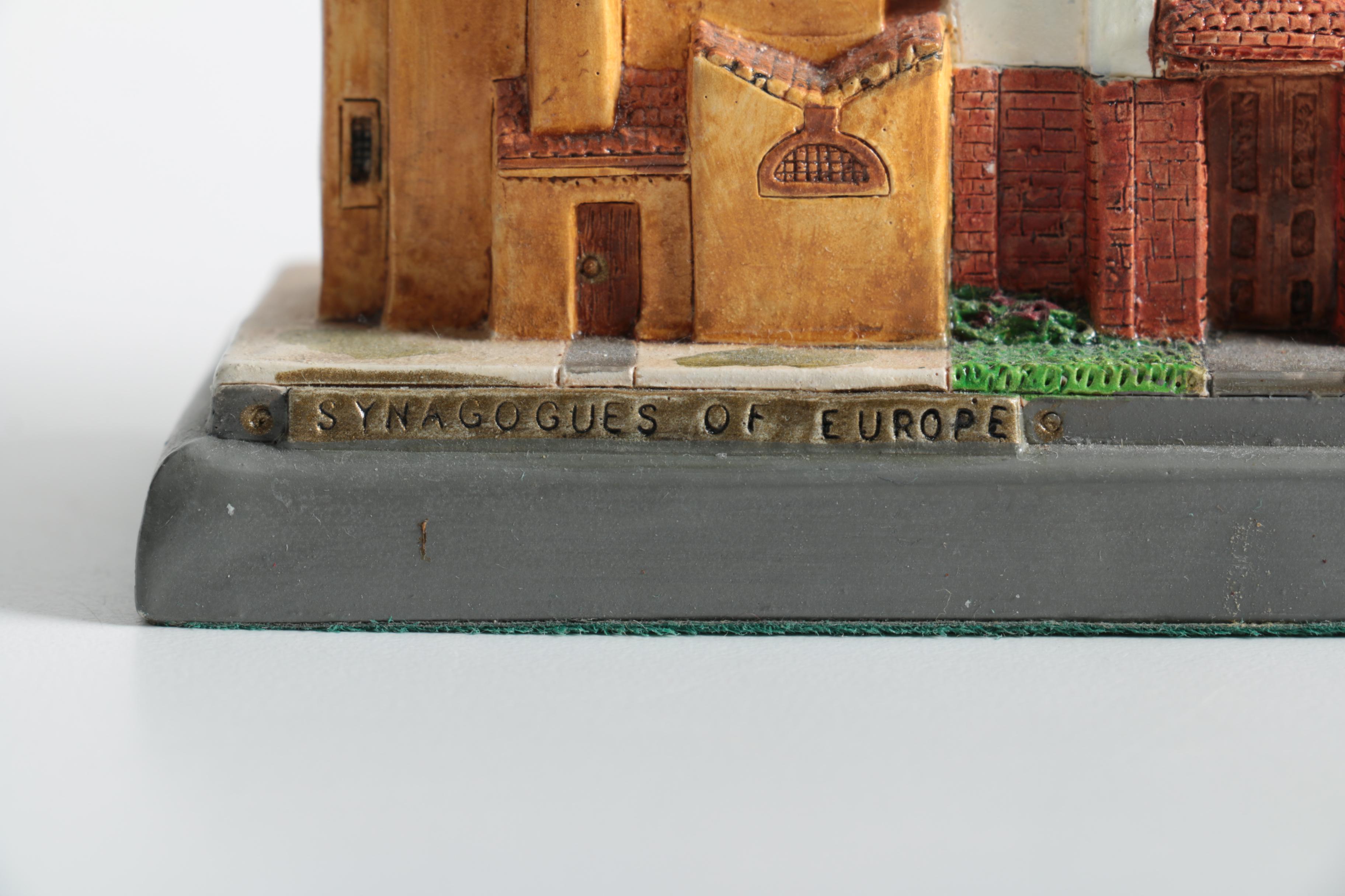 "Synagogues of Europe" Menorah and Assorted Dreidels