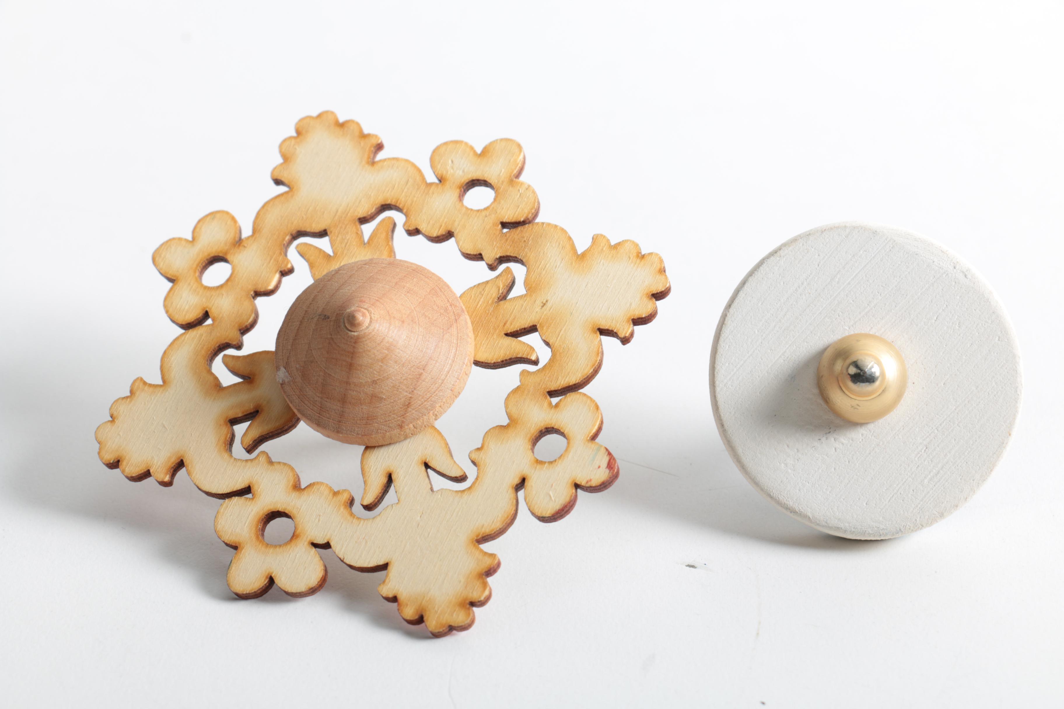 "Synagogues of Europe" Menorah and Assorted Dreidels