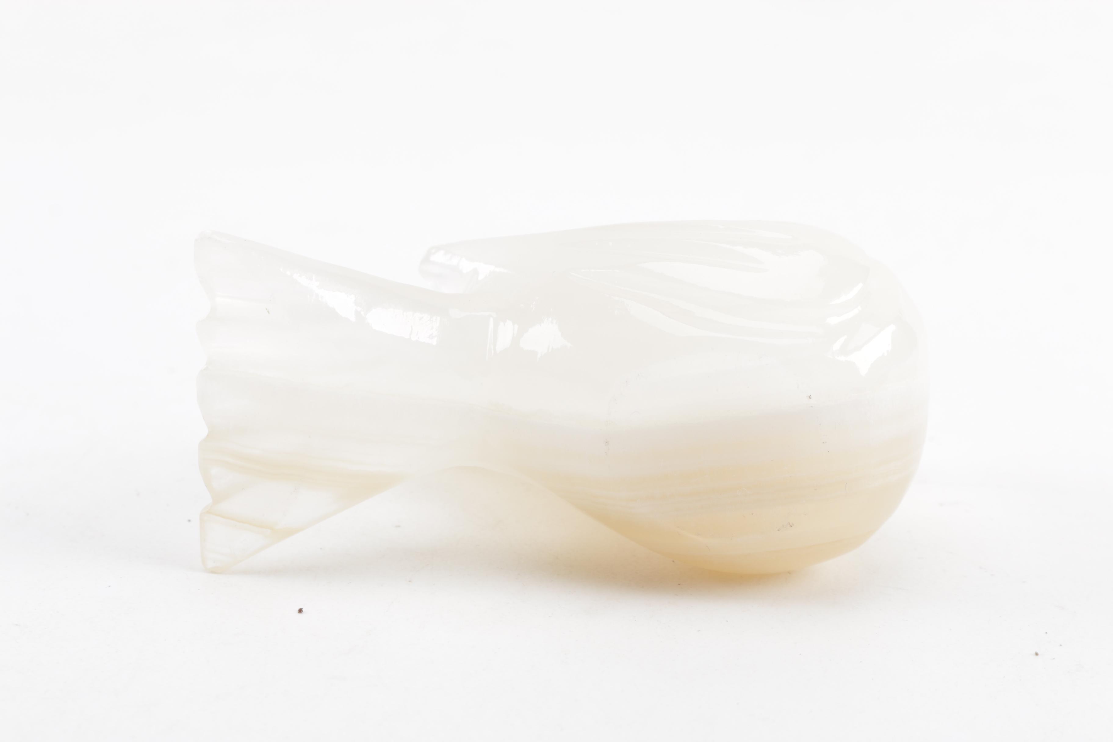 Ornate Stone Bird Figurines