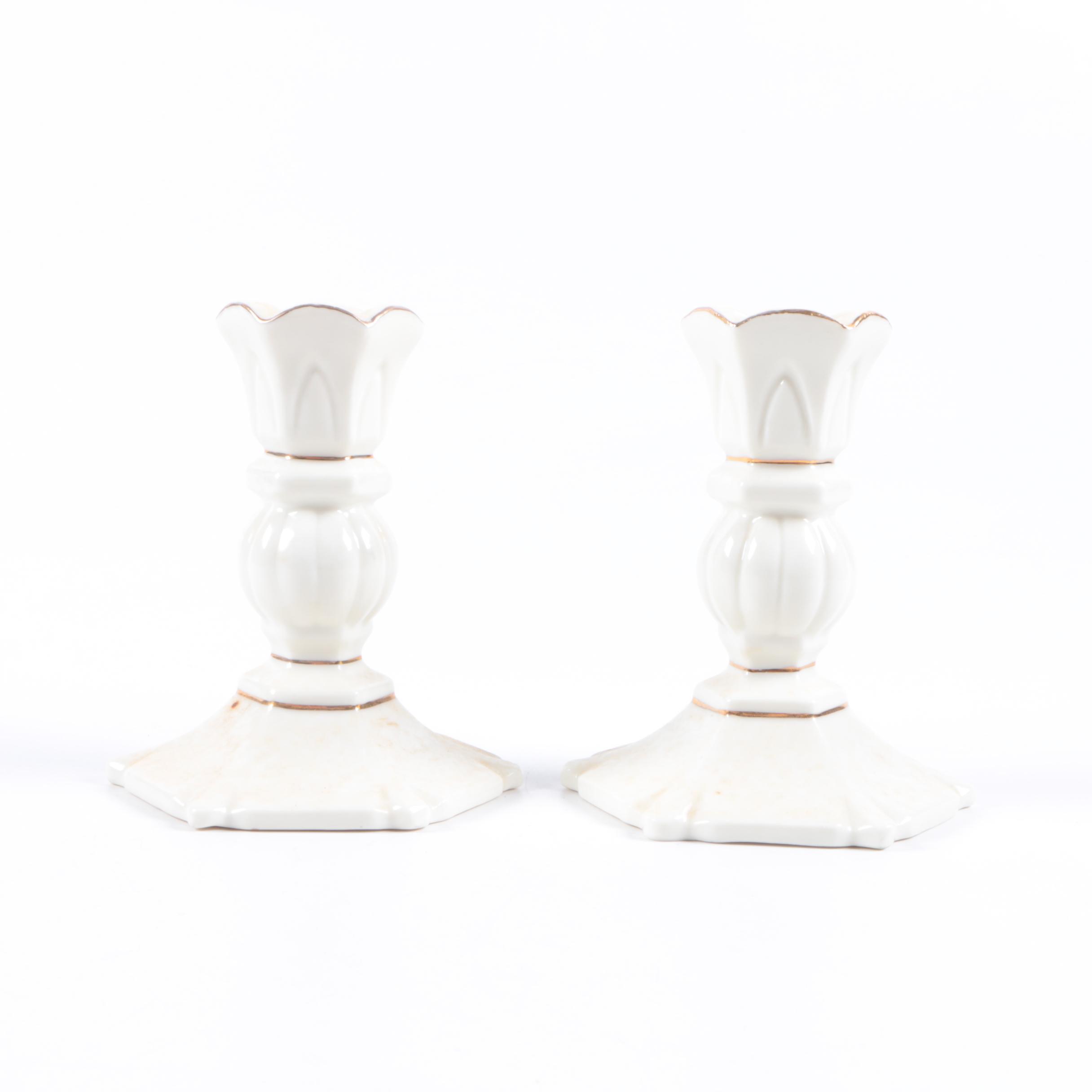 Porcelain Candlesticks