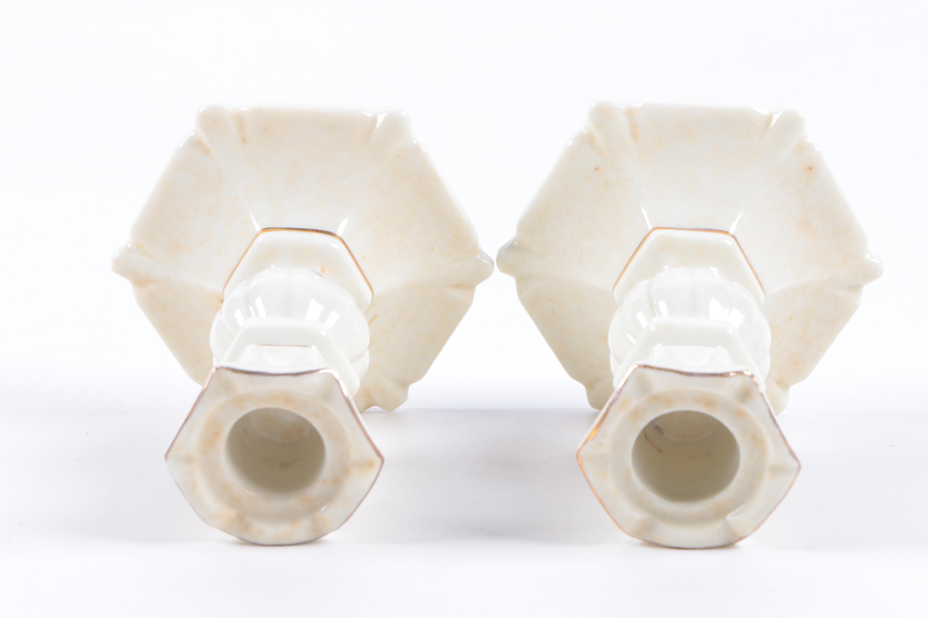Porcelain Candlesticks