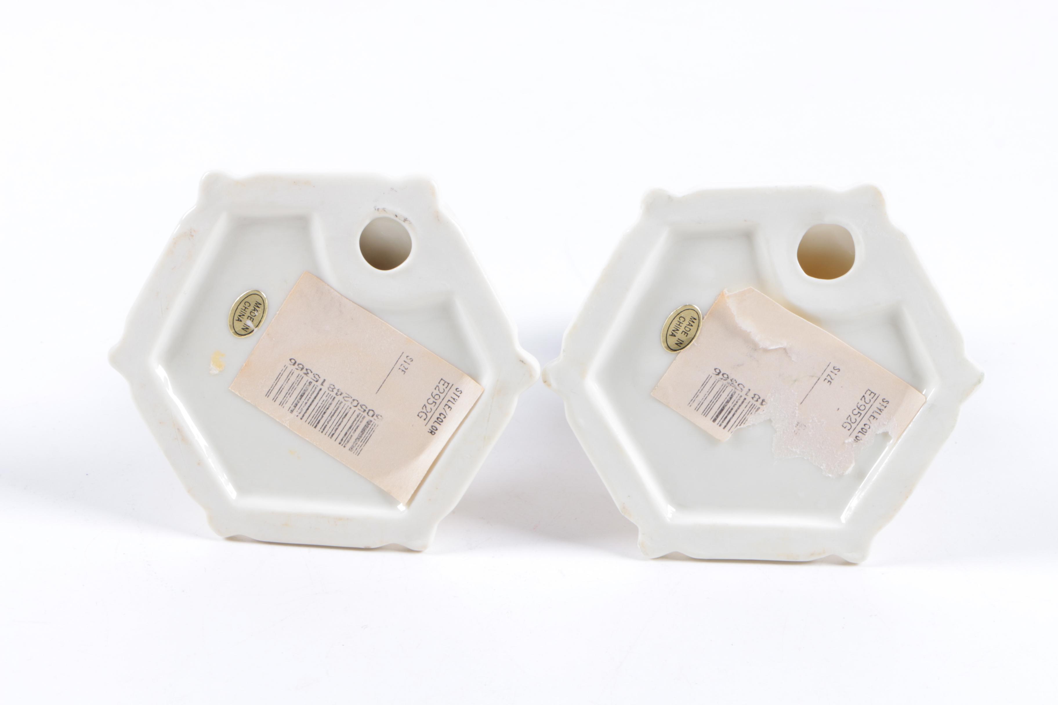 Porcelain Candlesticks