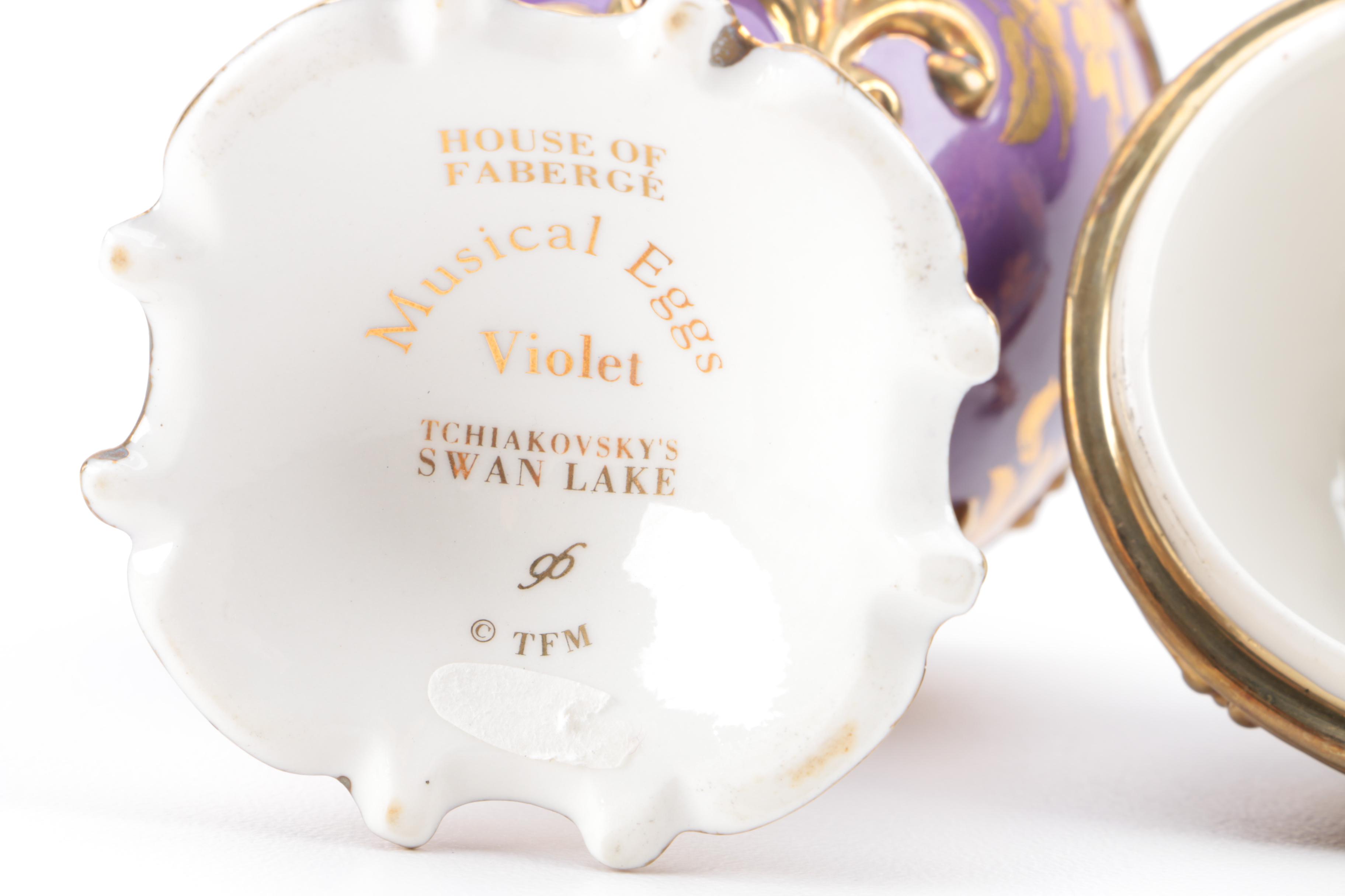 House of Faberge "Violet" Musical Egg