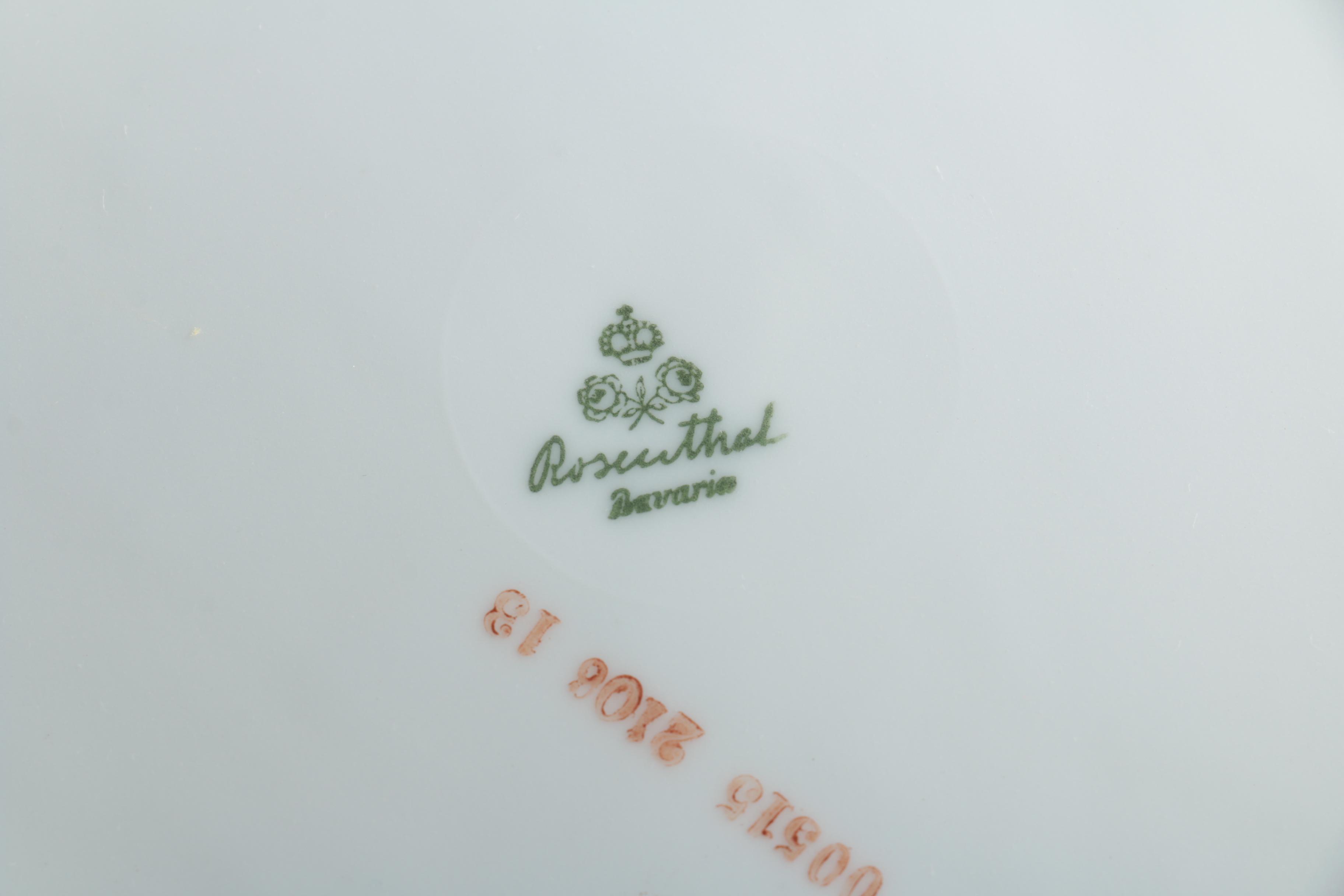 Early 20th Century Rosenthal Porcelain Plates