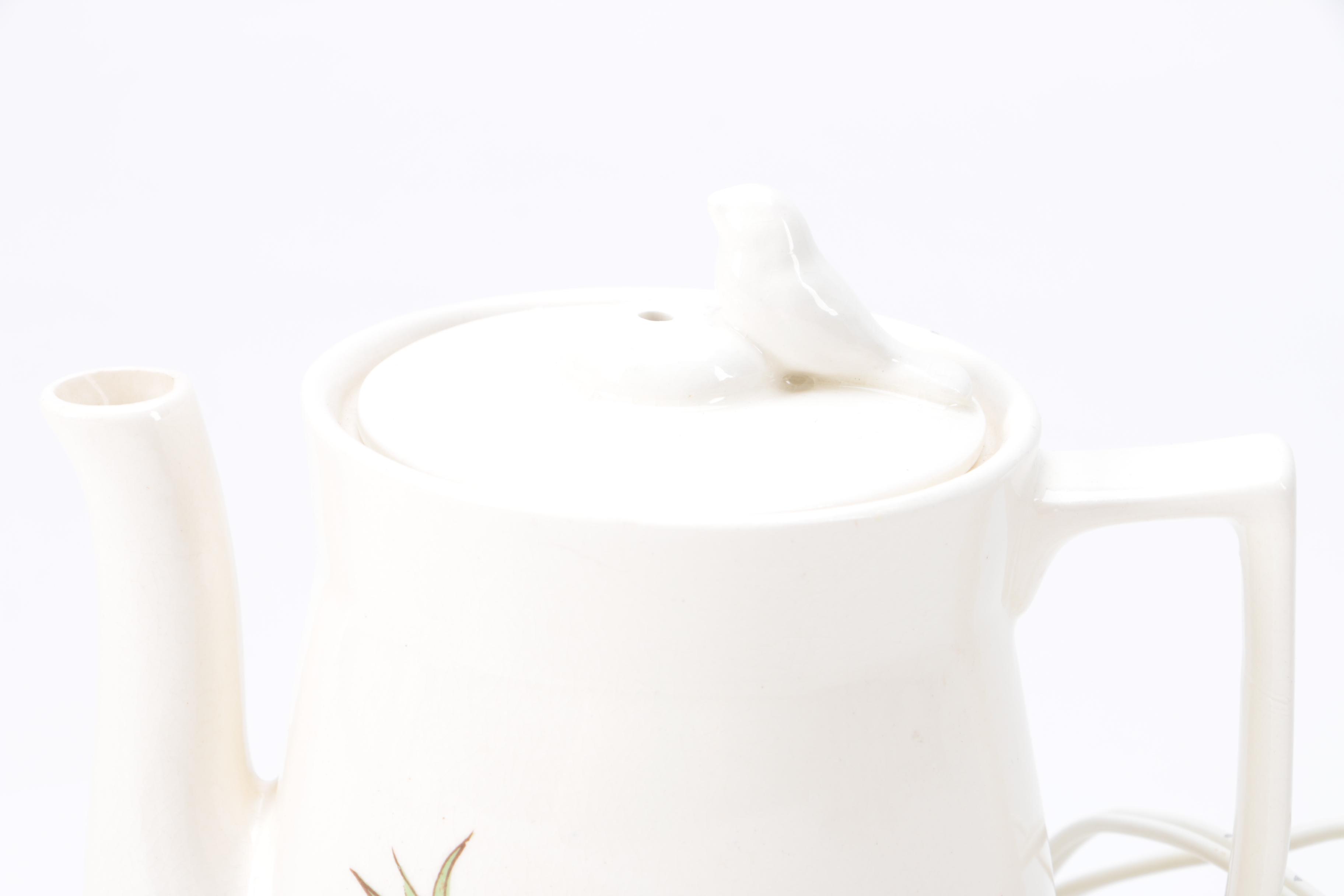 Vintage Electric Porcelain Teapot Made in Japan