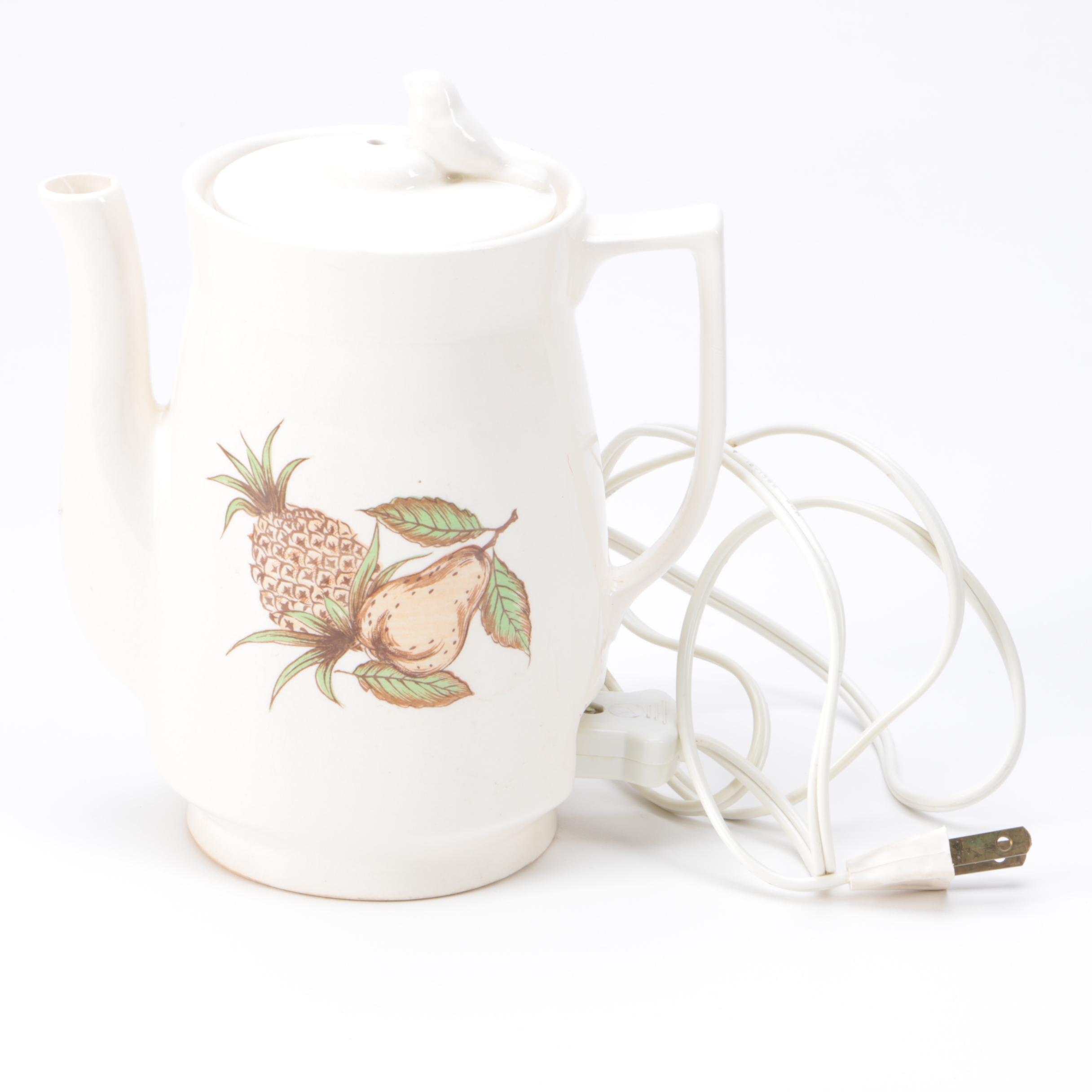 Vintage Electric Porcelain Teapot Made in Japan