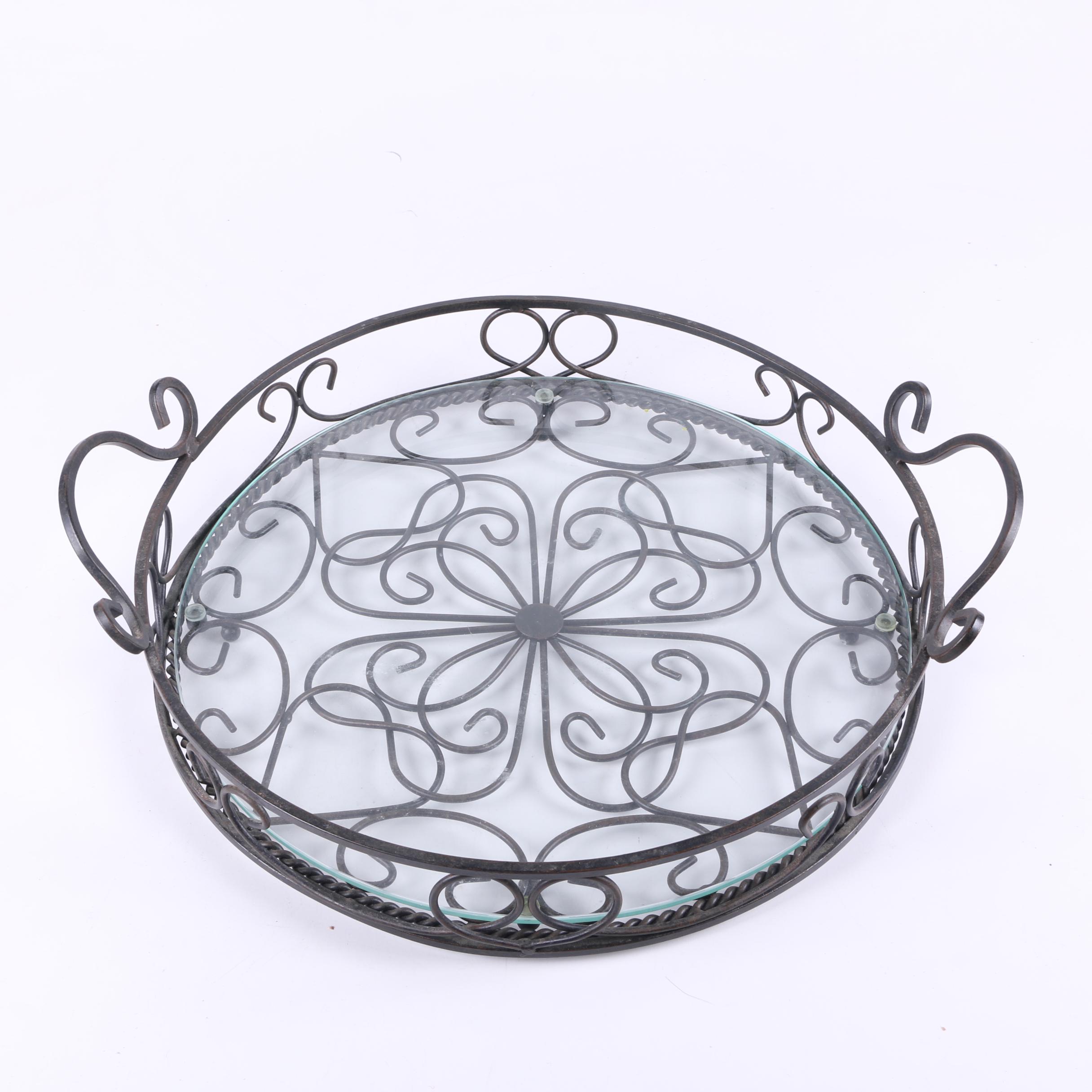 Scrolled Metal Decor