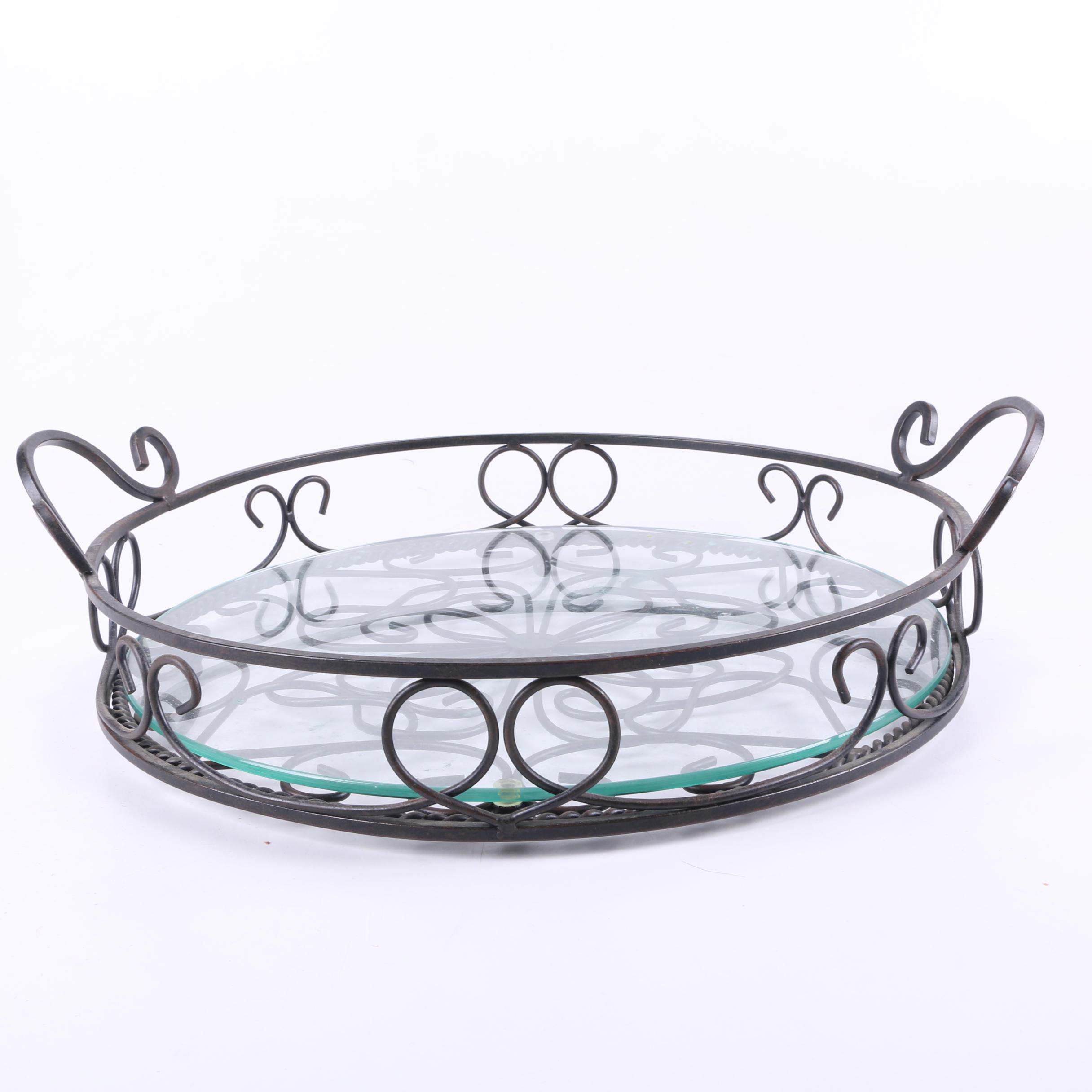 Scrolled Metal Decor