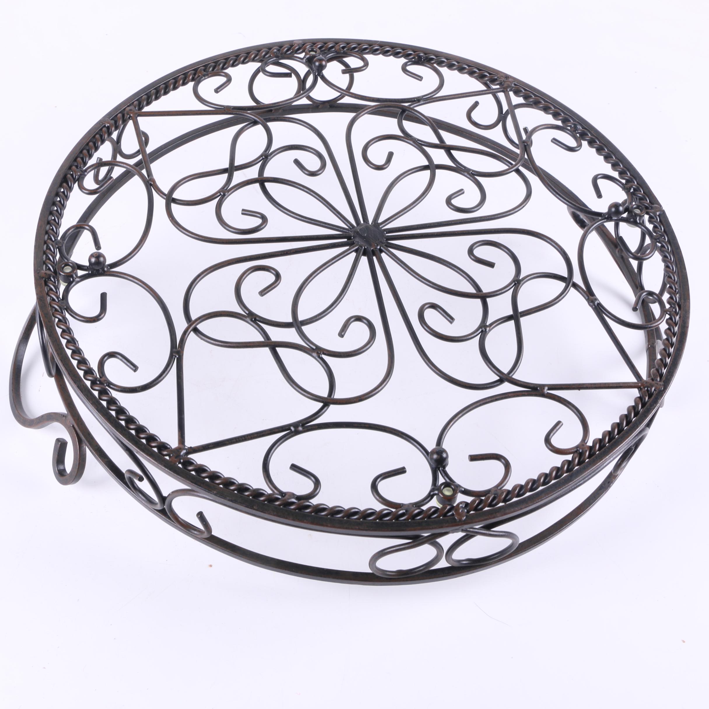 Scrolled Metal Decor