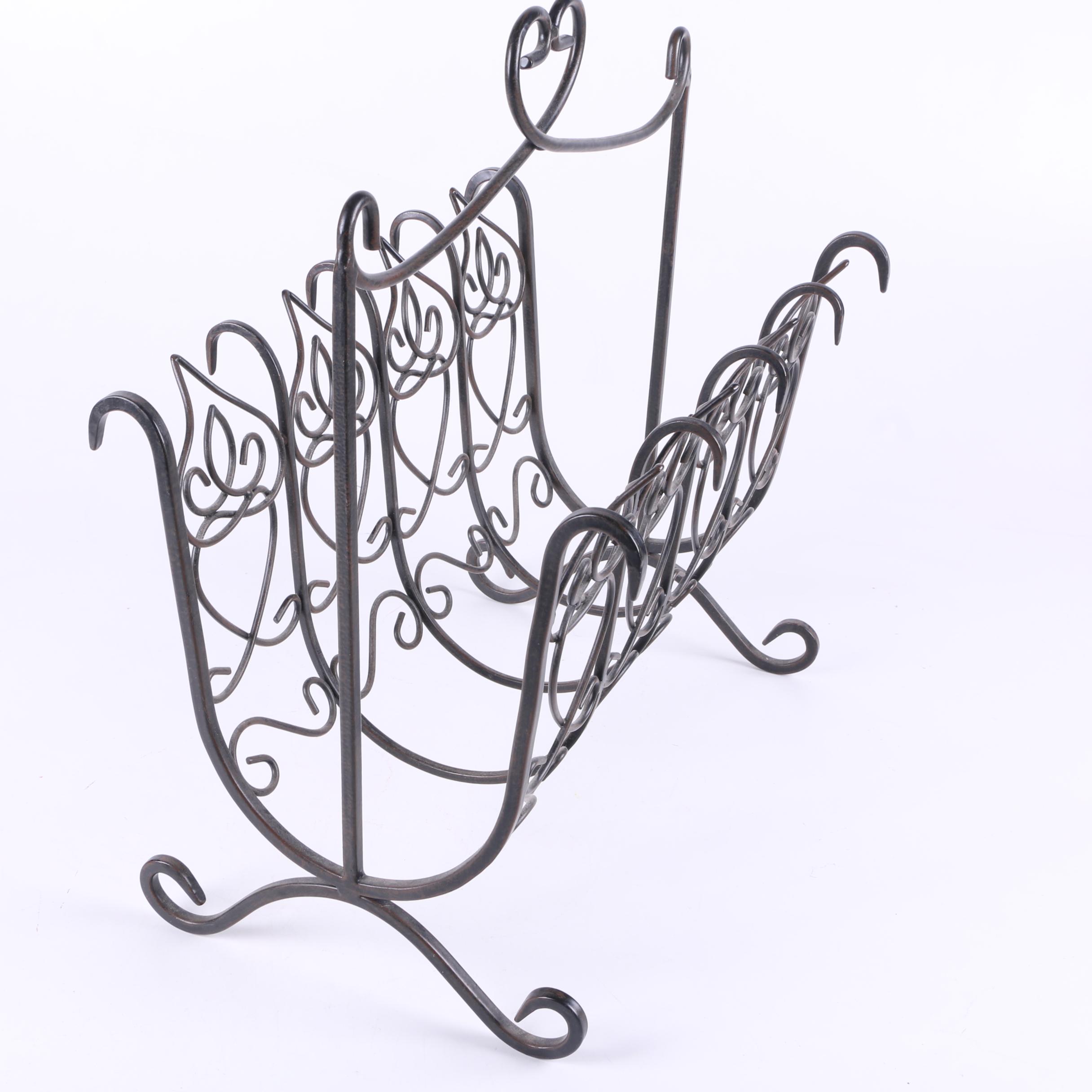 Scrolled Metal Decor